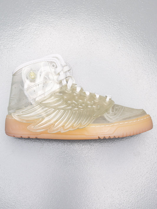 adidas Originals by Jeremy Scott S/S 2011 JS Wings "Clear" - size 39 1/3