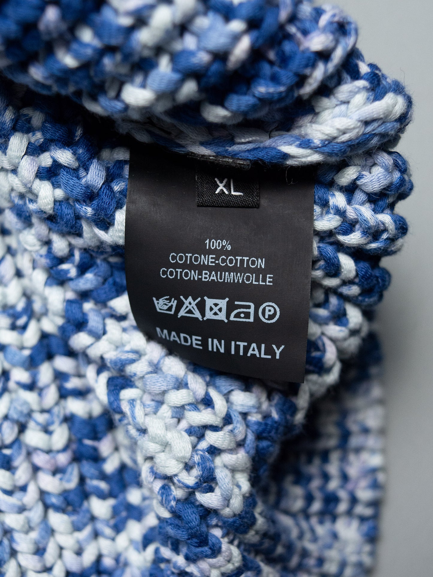 Raf Simons S/S 2015 cotton knit sweater - size XL