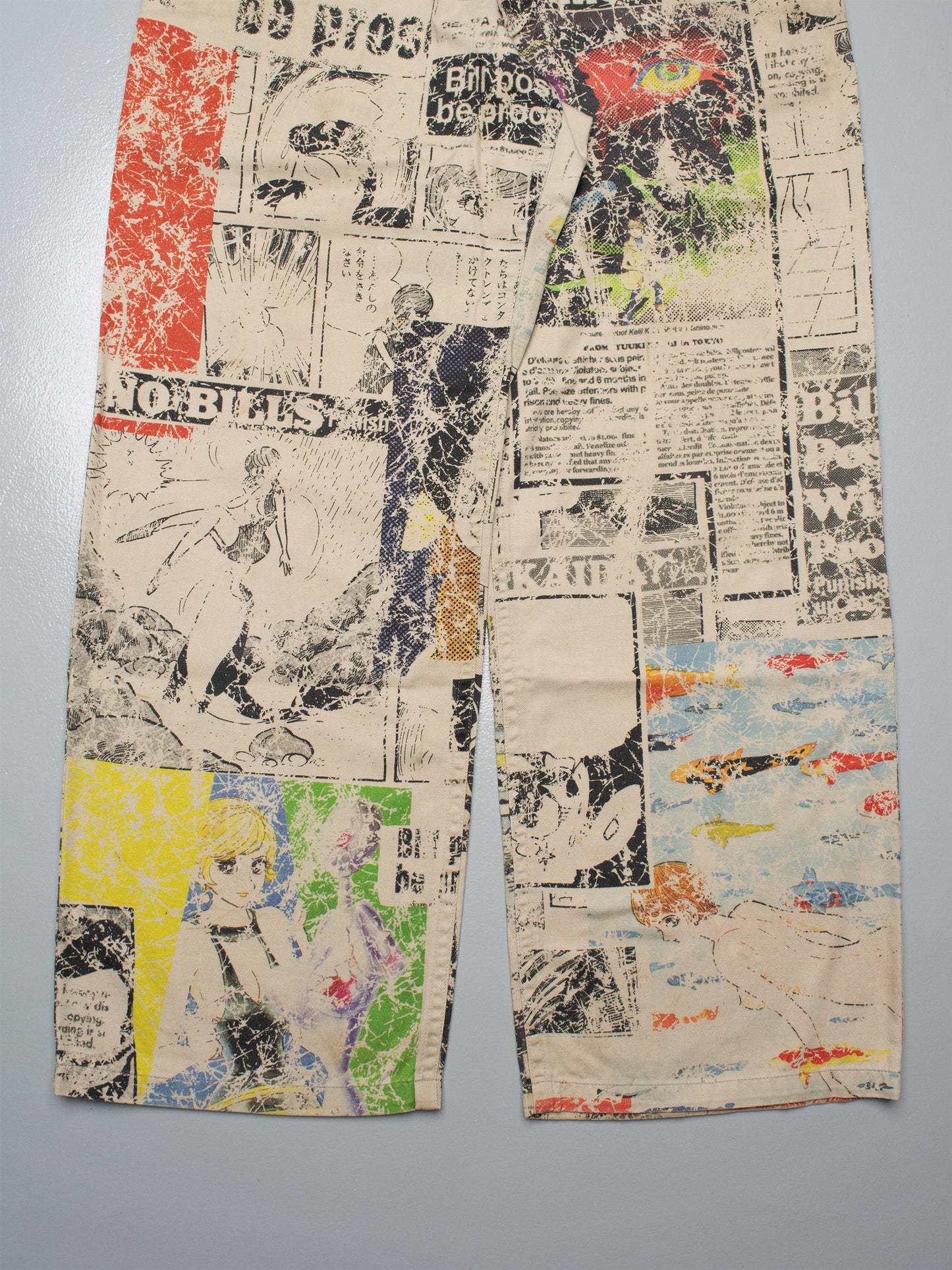 Y's - S/S 2013 - manga print pants - size 3