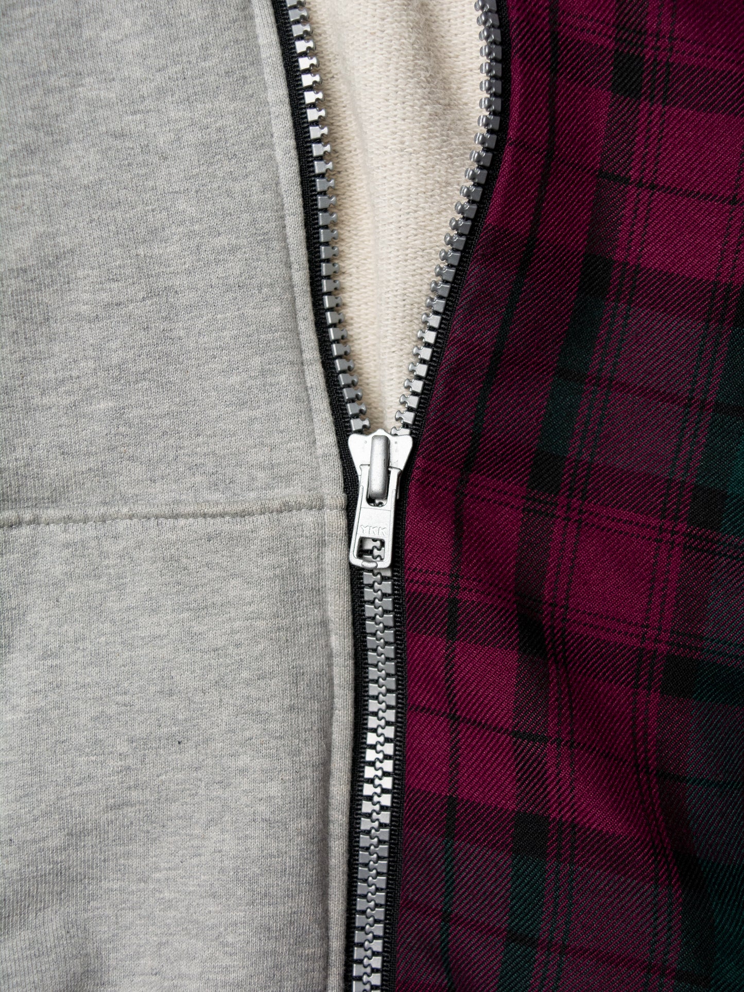 Gosha Rubchinskiy - S/S 2018 - rave-ish hybrid hoodie (grey)