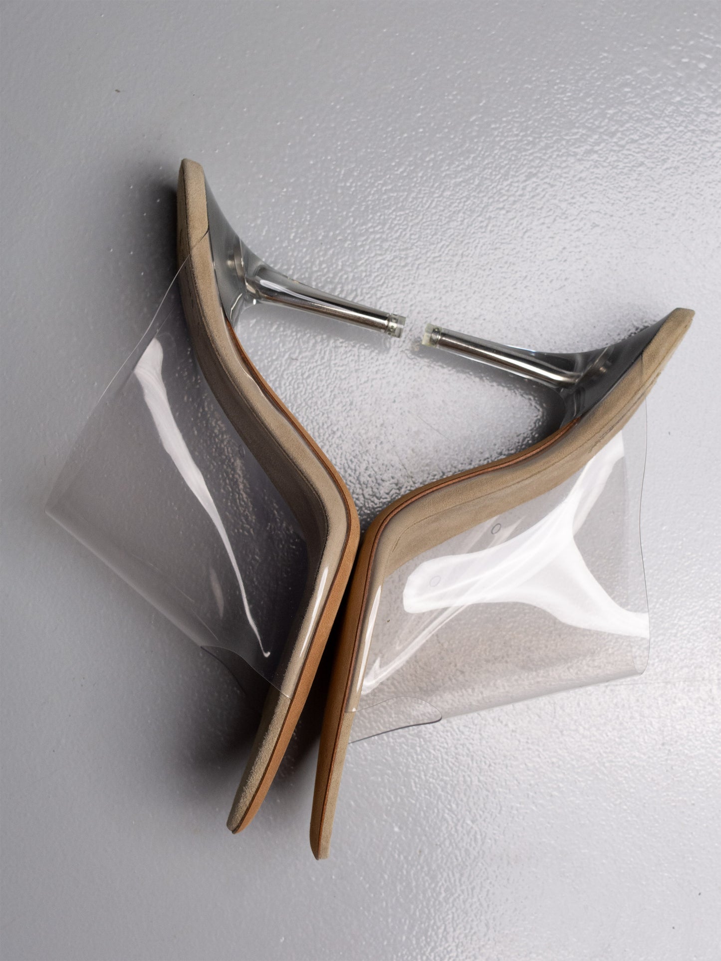 YEEZY Season 6 Clear PVC Mules (90mm heel) - size 38