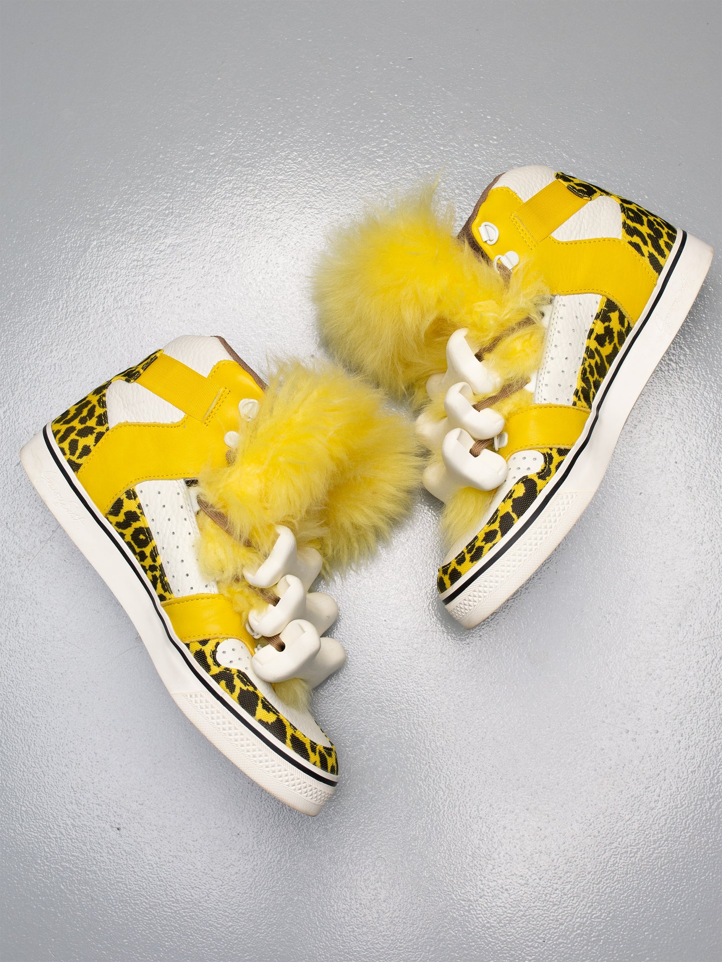 adidas Originals by Jeremy Scott S/S 2015 JS Bones Fur - size 40 2/3