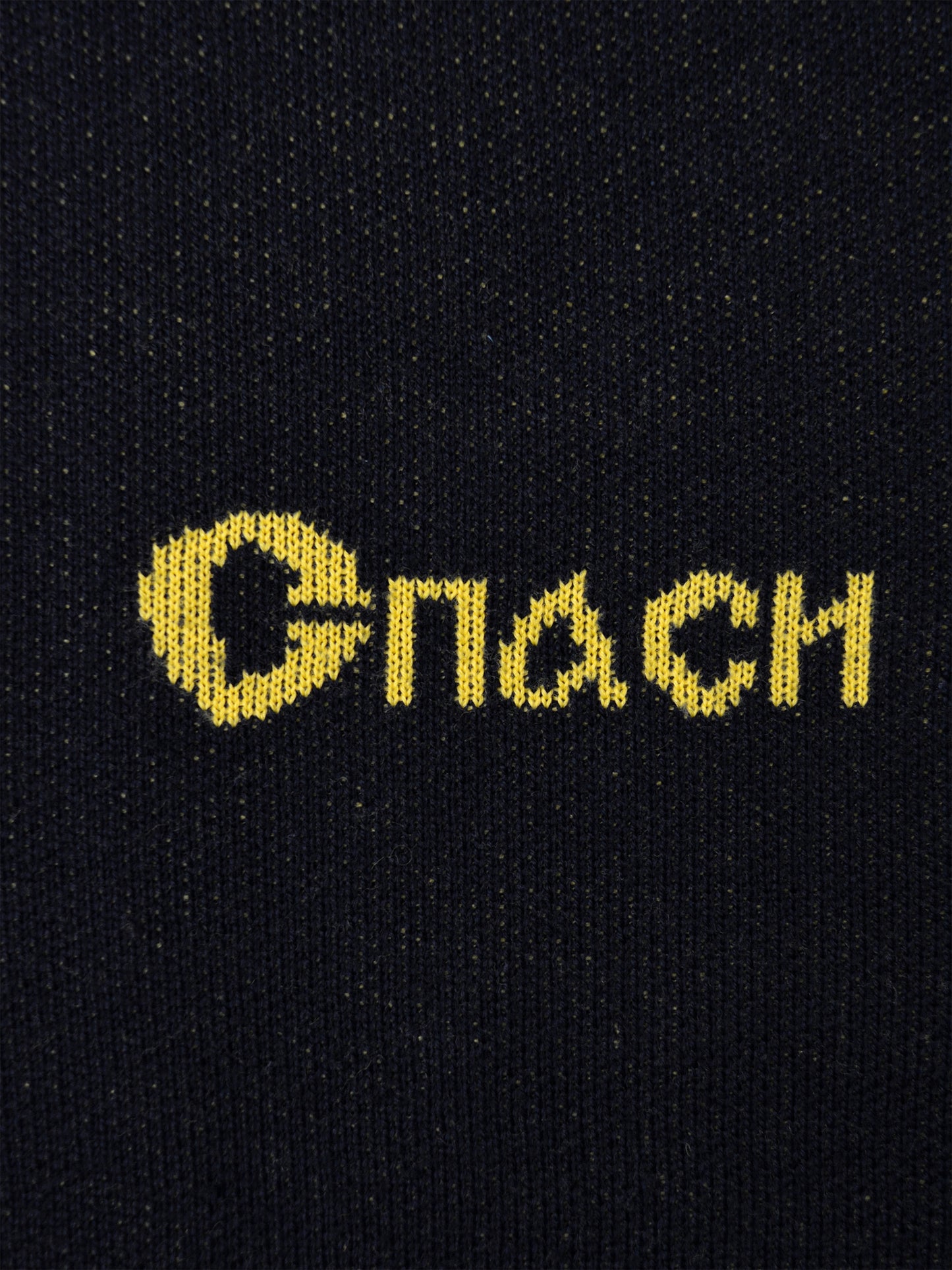Gosha Rubchinskiy - A/W 2016 - "Save & Protect" turtleneck sweater (black/yellow) - size S