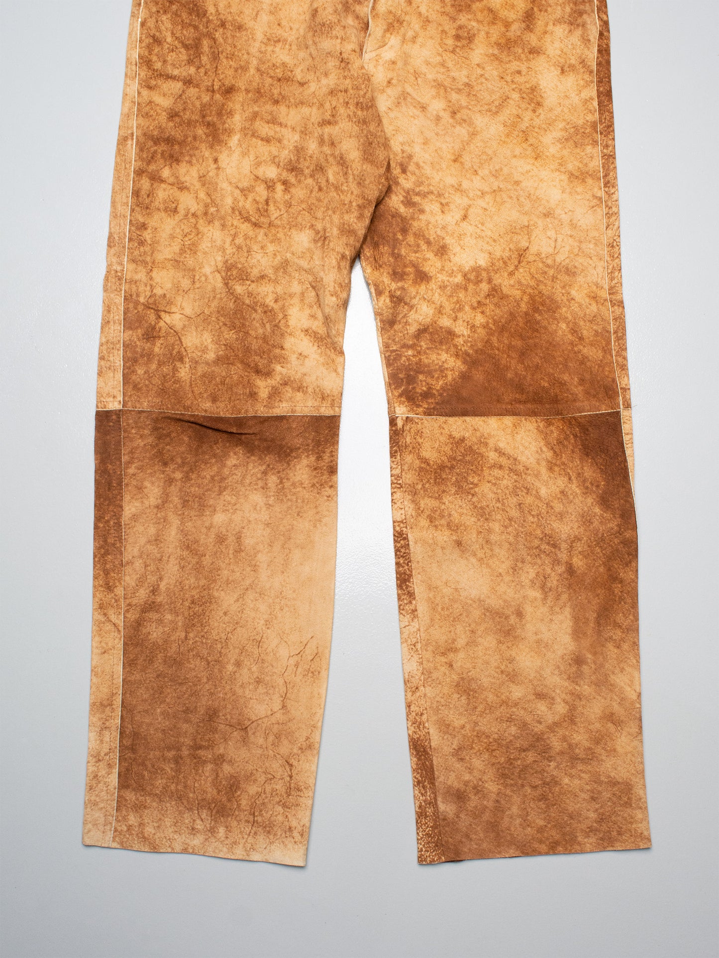 JPG.Jean's - (vintage) - men's belted cowhide leather pants - size 54