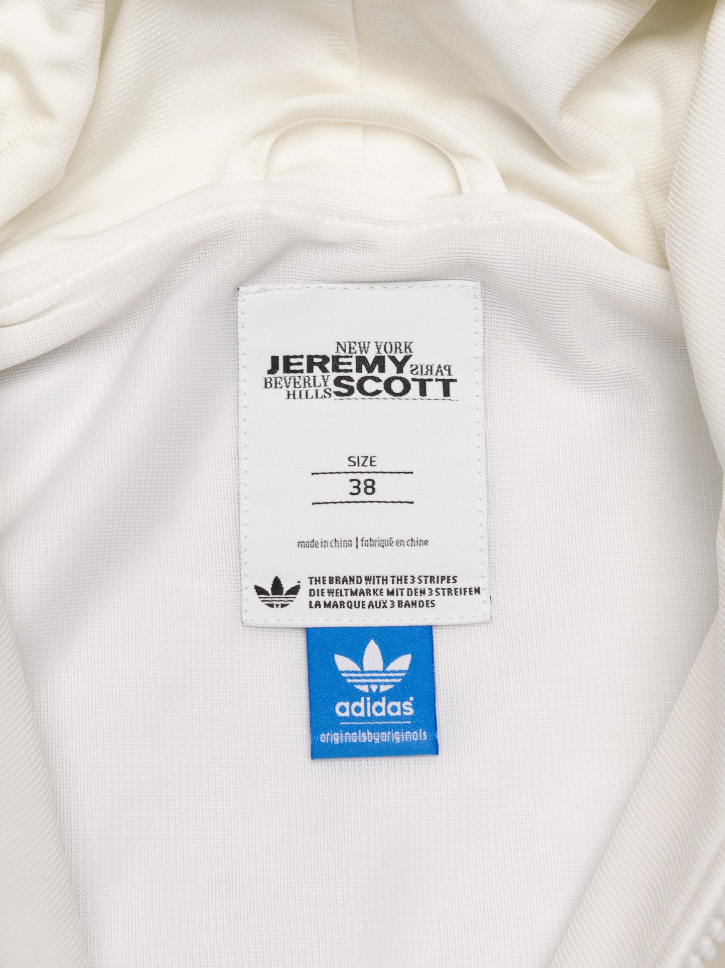 adidas Originals by Jeremy Scott - A/W 2010 - winged hooded track jacket - women's size 38