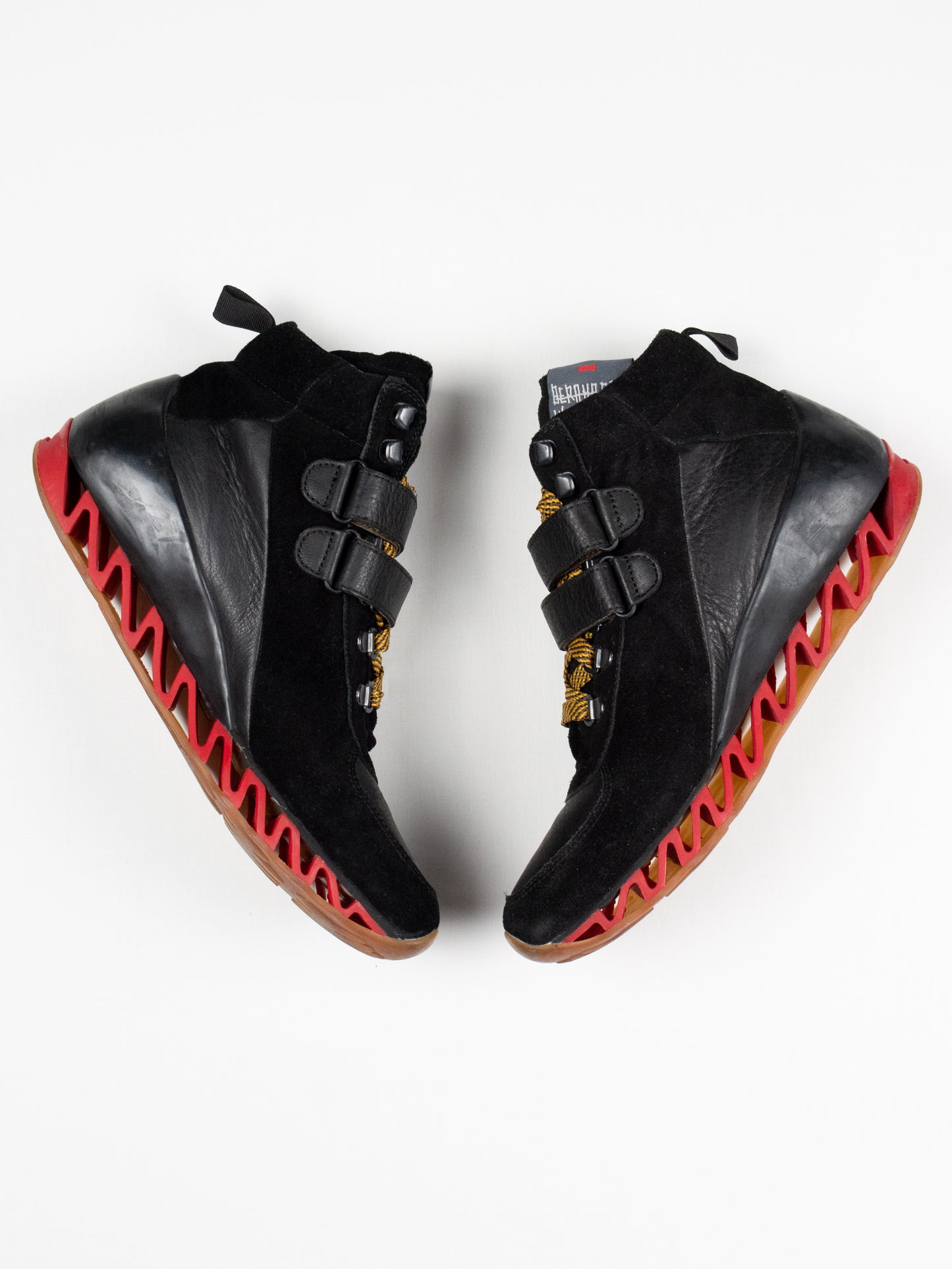 Camper X Bernhard Willhelm - A/W 2012 - Himalayan Ankle Boots (black/red) - size 41