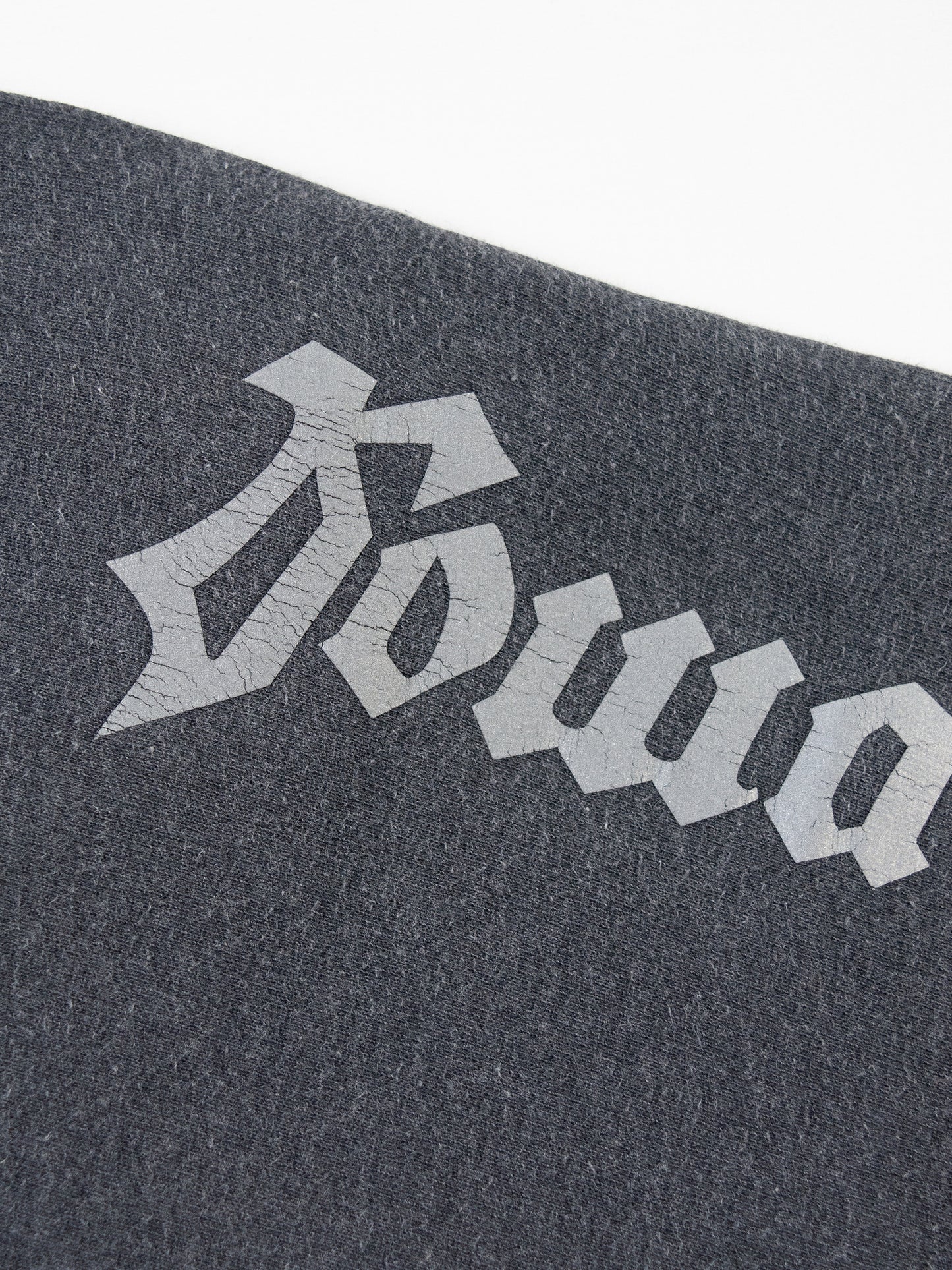Gosha Rubchinskiy - A/W 2017 - reflective logo sweatpants (dark grey) - size S