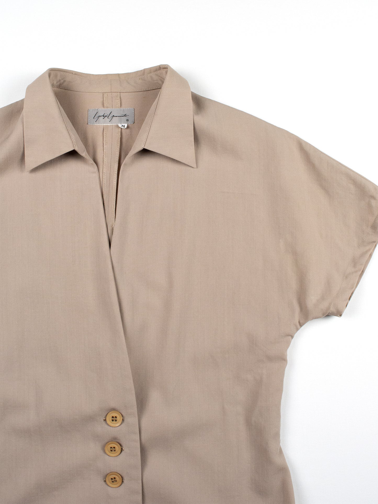 Yohji Yamamoto - (late 80's / early 90's) linen shirt - size M