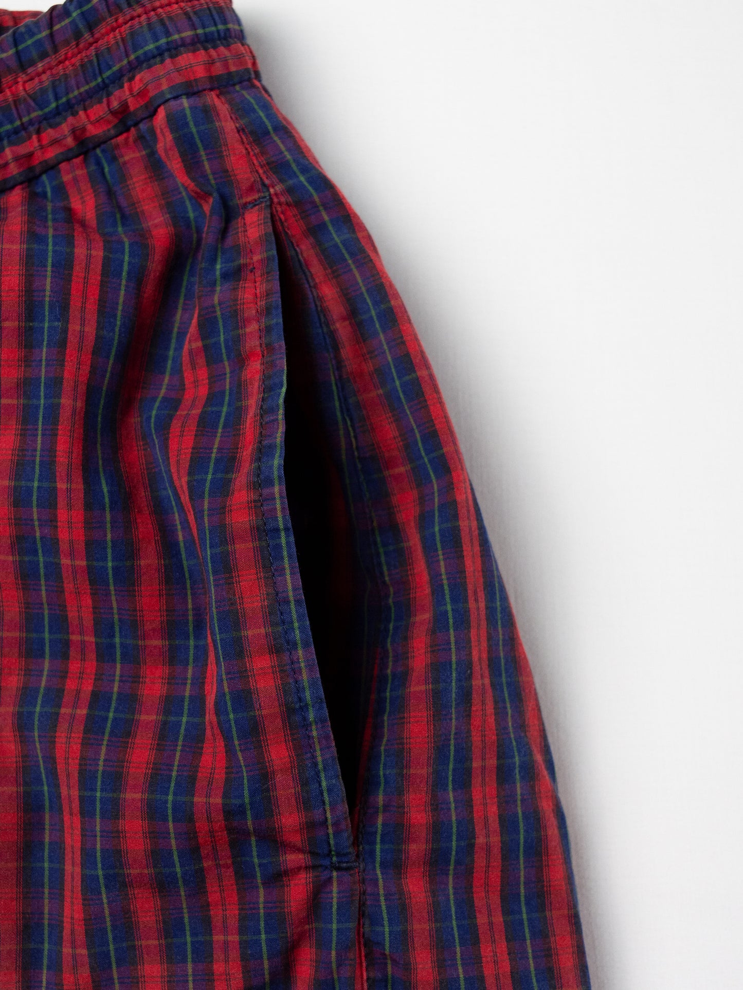 Gosha Rubchinskiy - S/S 2018 - split check shorts - size S
