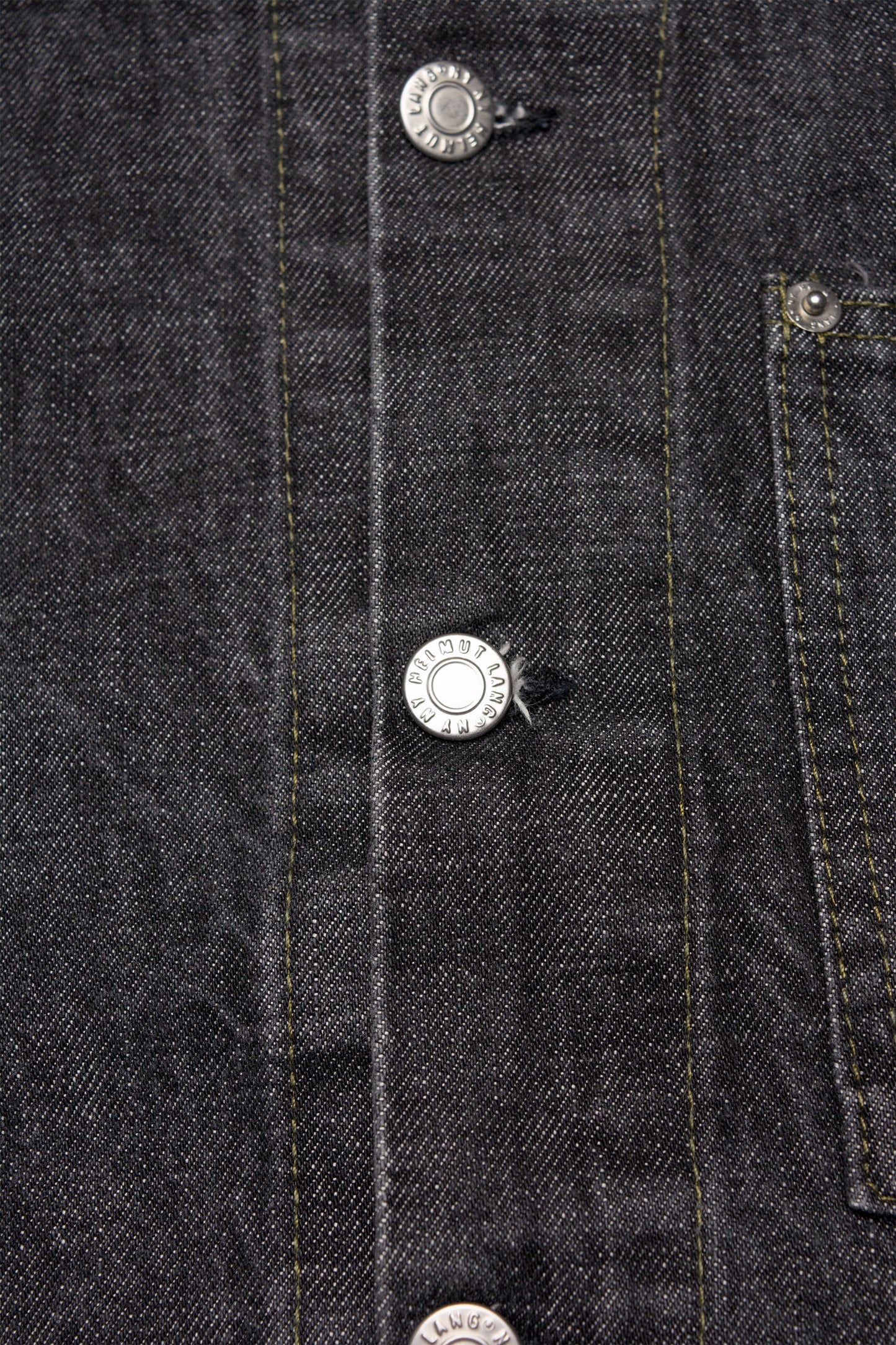 Helmut Lang - 2000s - Classic 1 Pocket denim jacket (dark grey) - size 48
