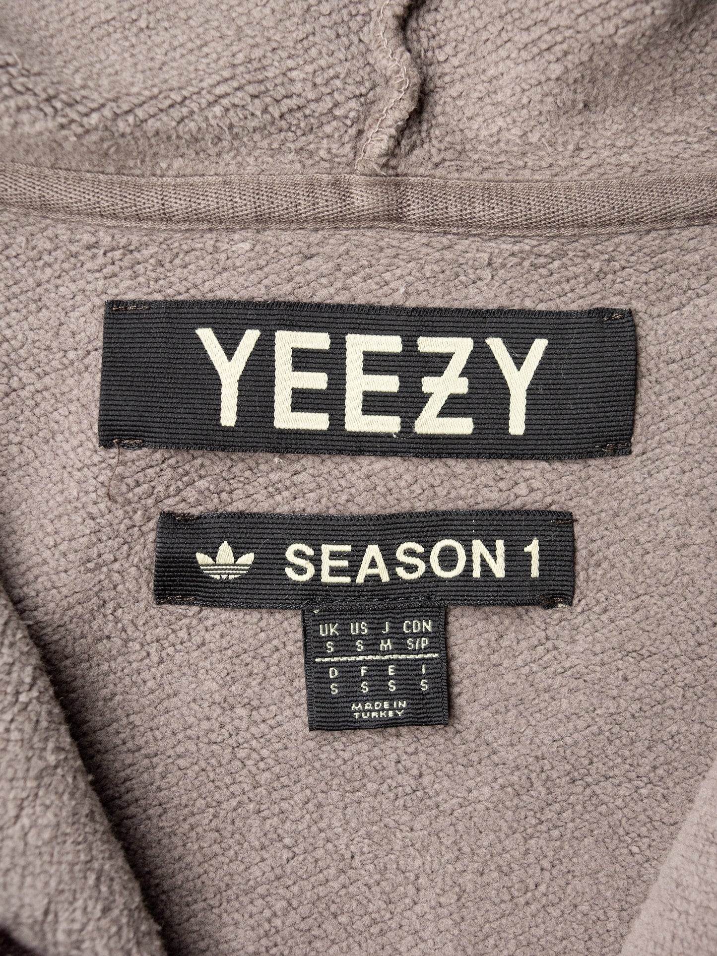 YEEZY Season 1 (2015) - half-zip hoodie (Mole) - men's size S