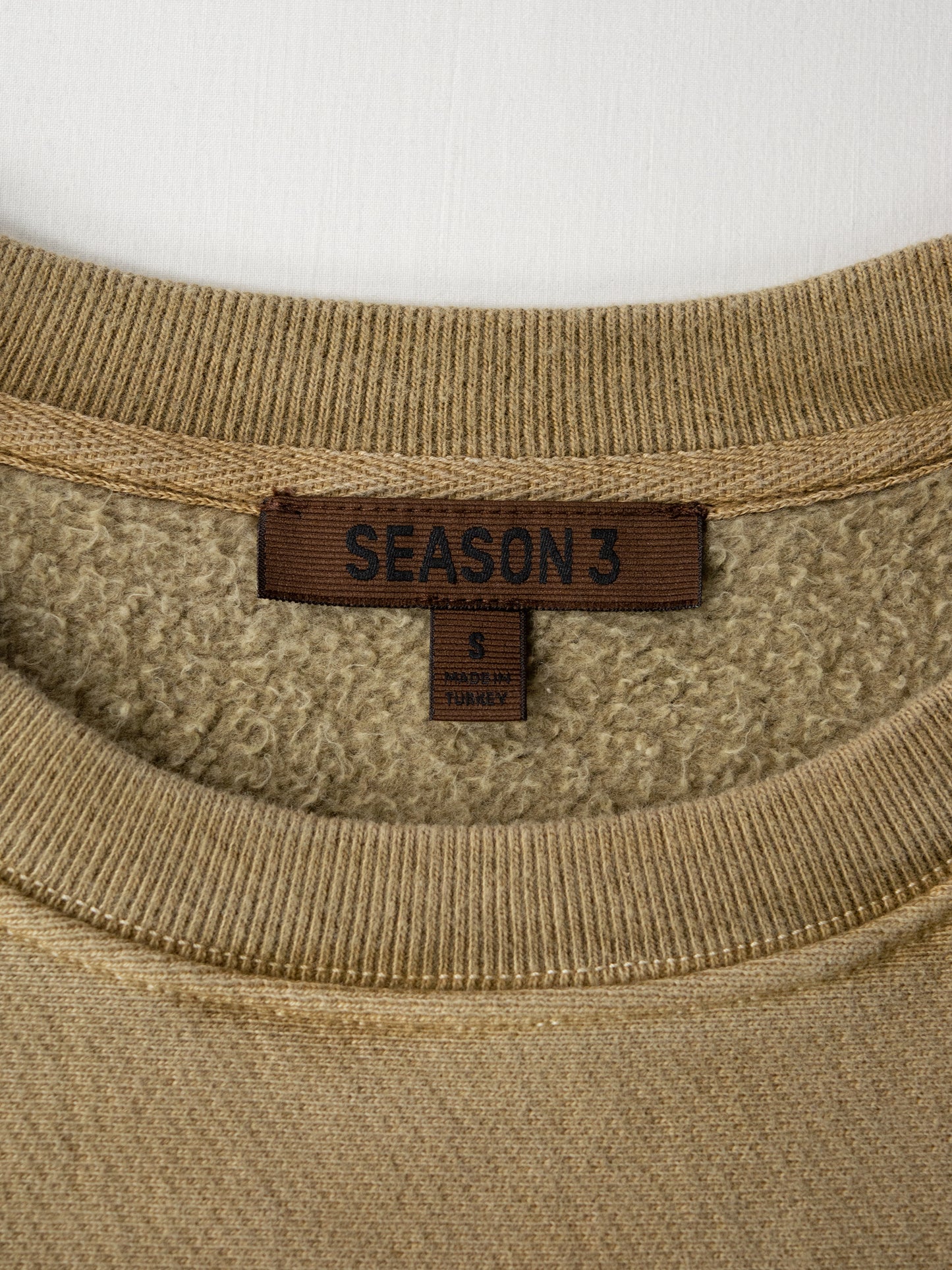 YEEZY Season 3 (2016) - Fleece Crew Sweat (Earth) - size S