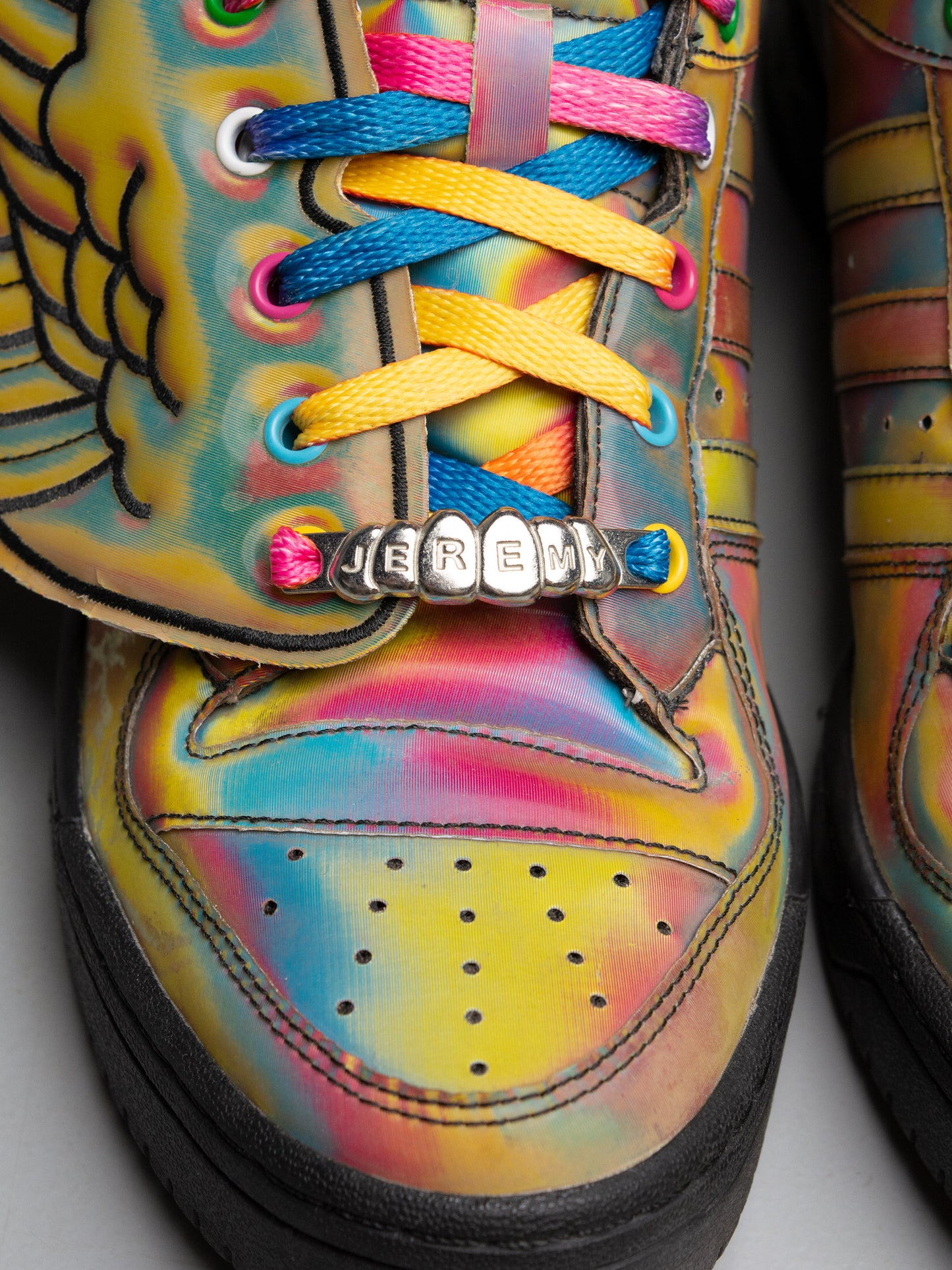 adidas Originals by Jeremy Scott S/S 2010 JS Wings "Rainbow" - size 42