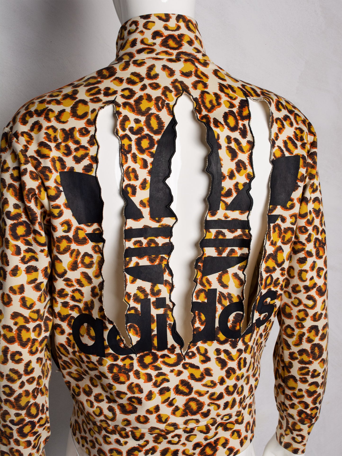 adidas Originals by Jeremy Scott A/W 2011 Firebird Track Top Leopard - men's size S