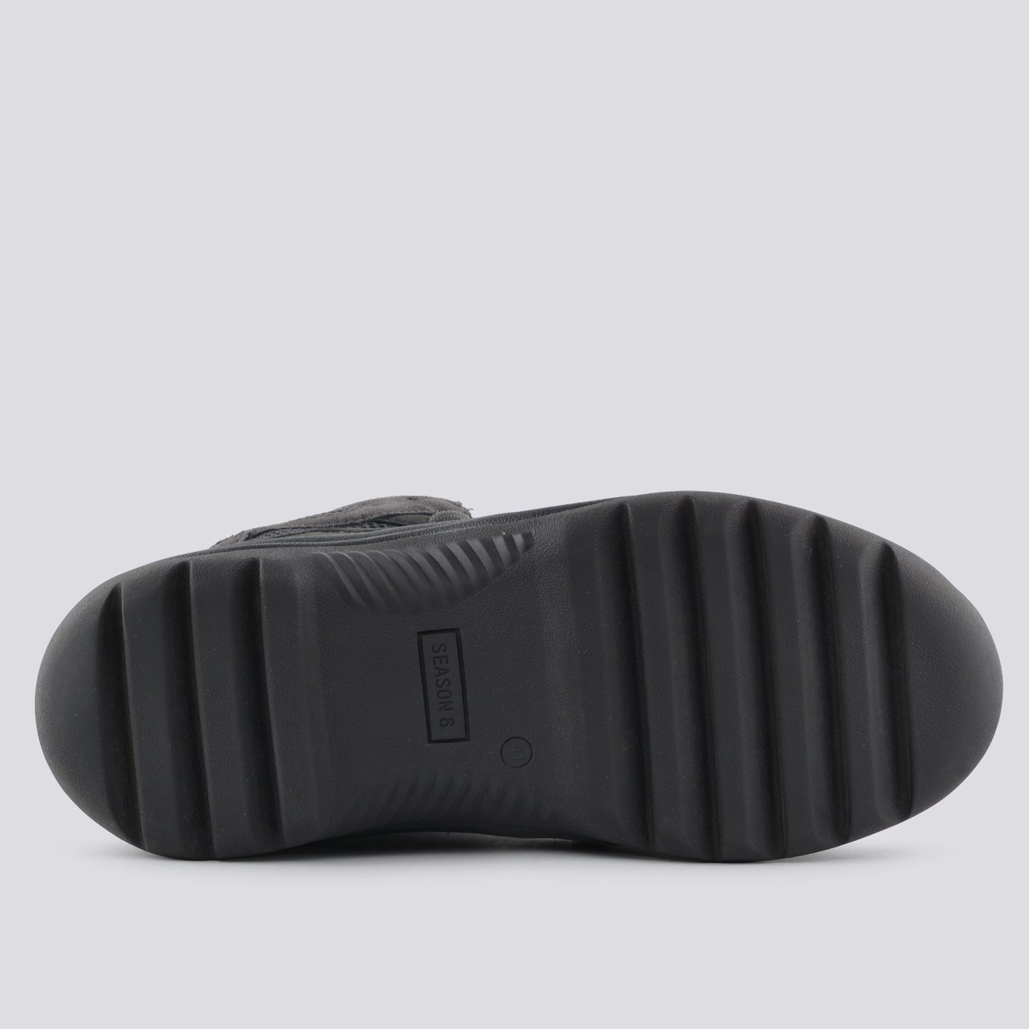 YEEZY Season 6 (2018) - Thick Suede, Mesh and Nubuck Desert Boot (Graphite) - size 41