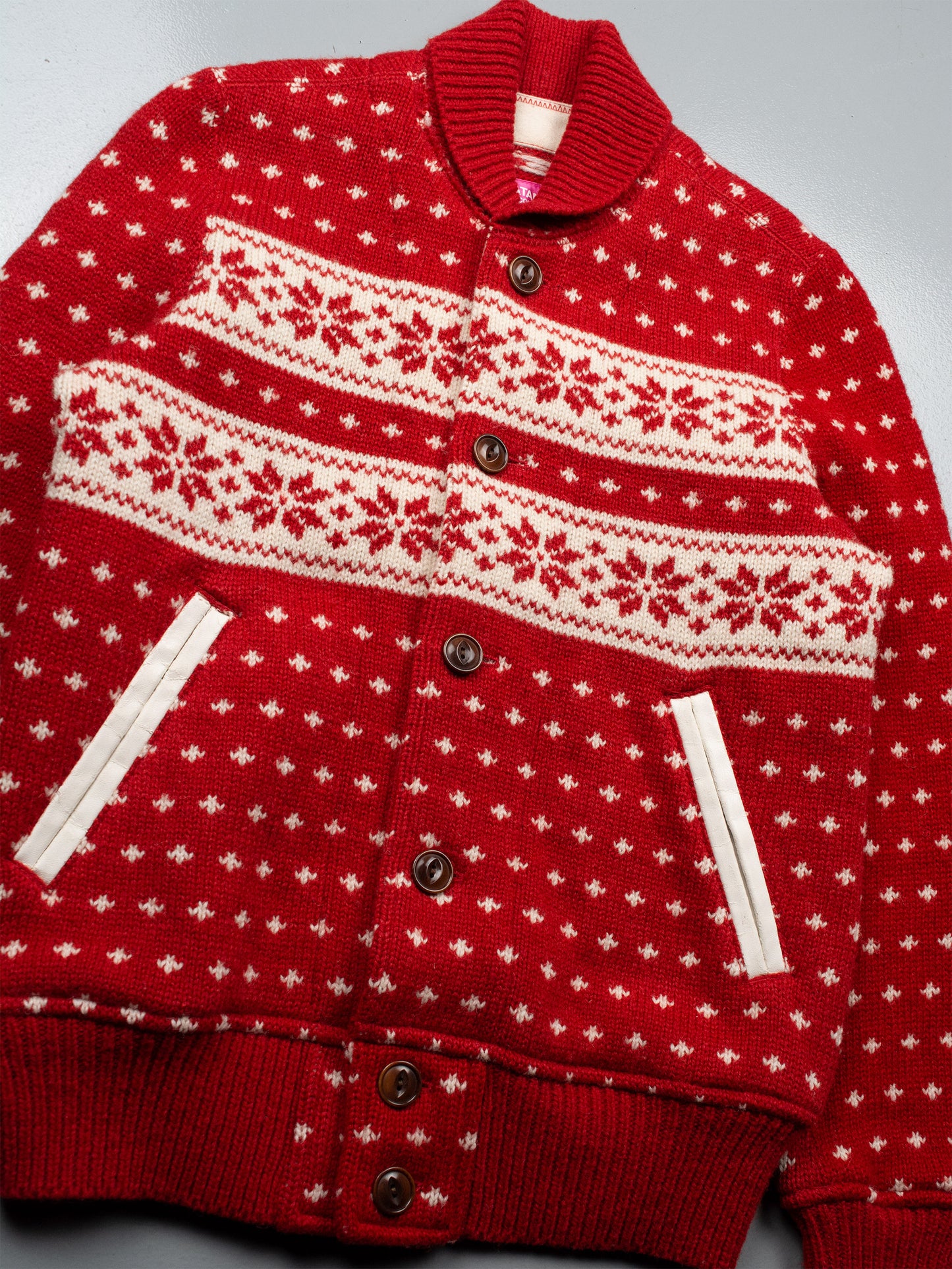 Junya Watanabe MAN Pink A/W 2011 wool knit sweater - women's size S