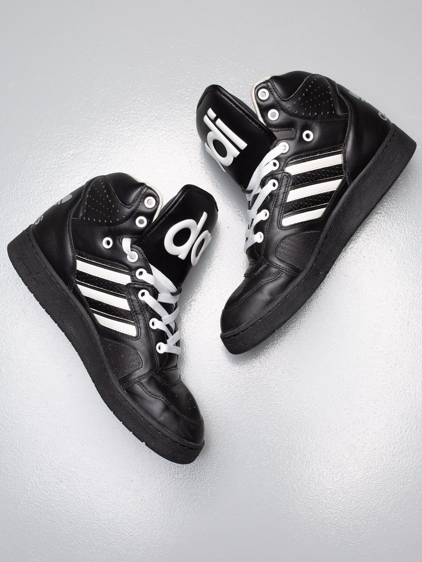 adidas Originals by Jeremy Scott A/W 2012 JS Instinct Hi (Black) - size 43 1/3