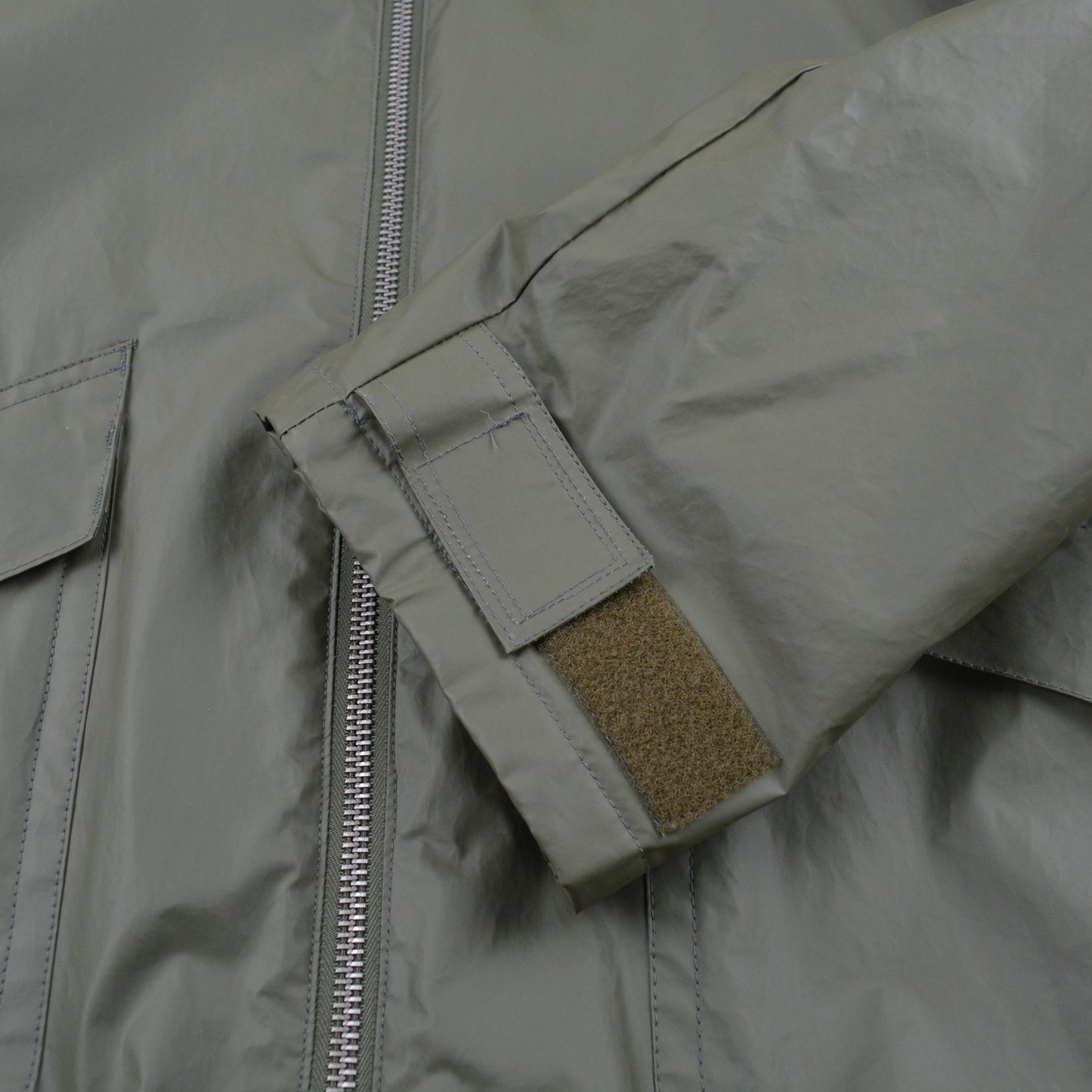 YEEZY Season 3 (2016) - Waxed Cotton Anorak (Military Stone) - size M