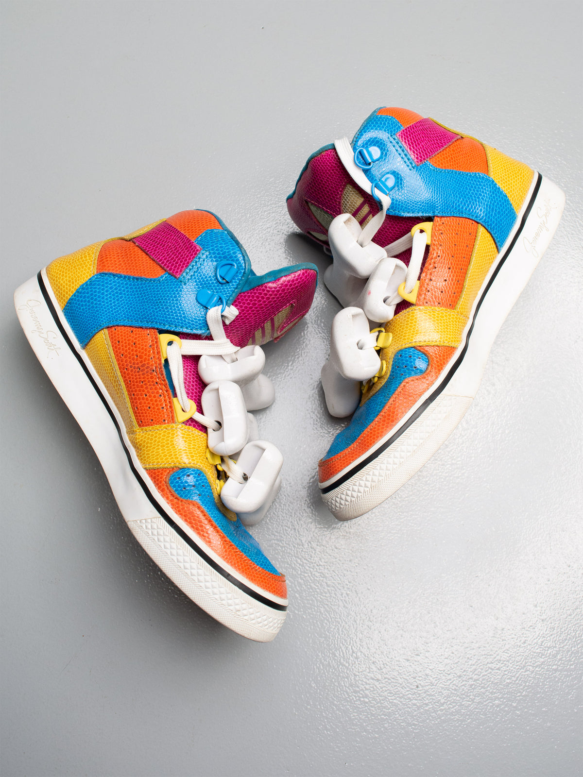 adidas Originals by Jeremy Scott S/S 2014 JS Bones Multicolor - size 37 1/3