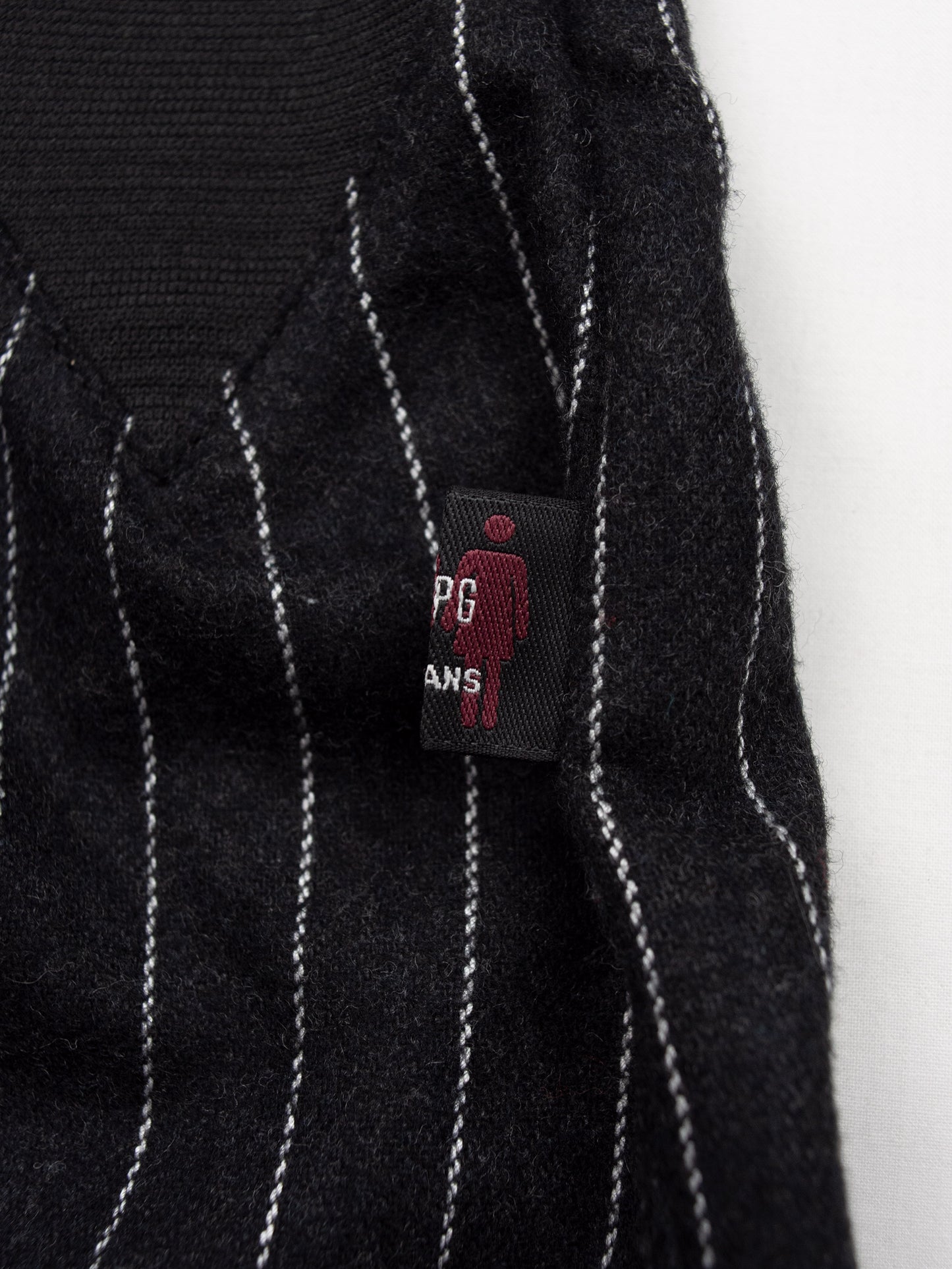 JPG.Jean's - (vintage) - pinstriped wool skirt - size 42