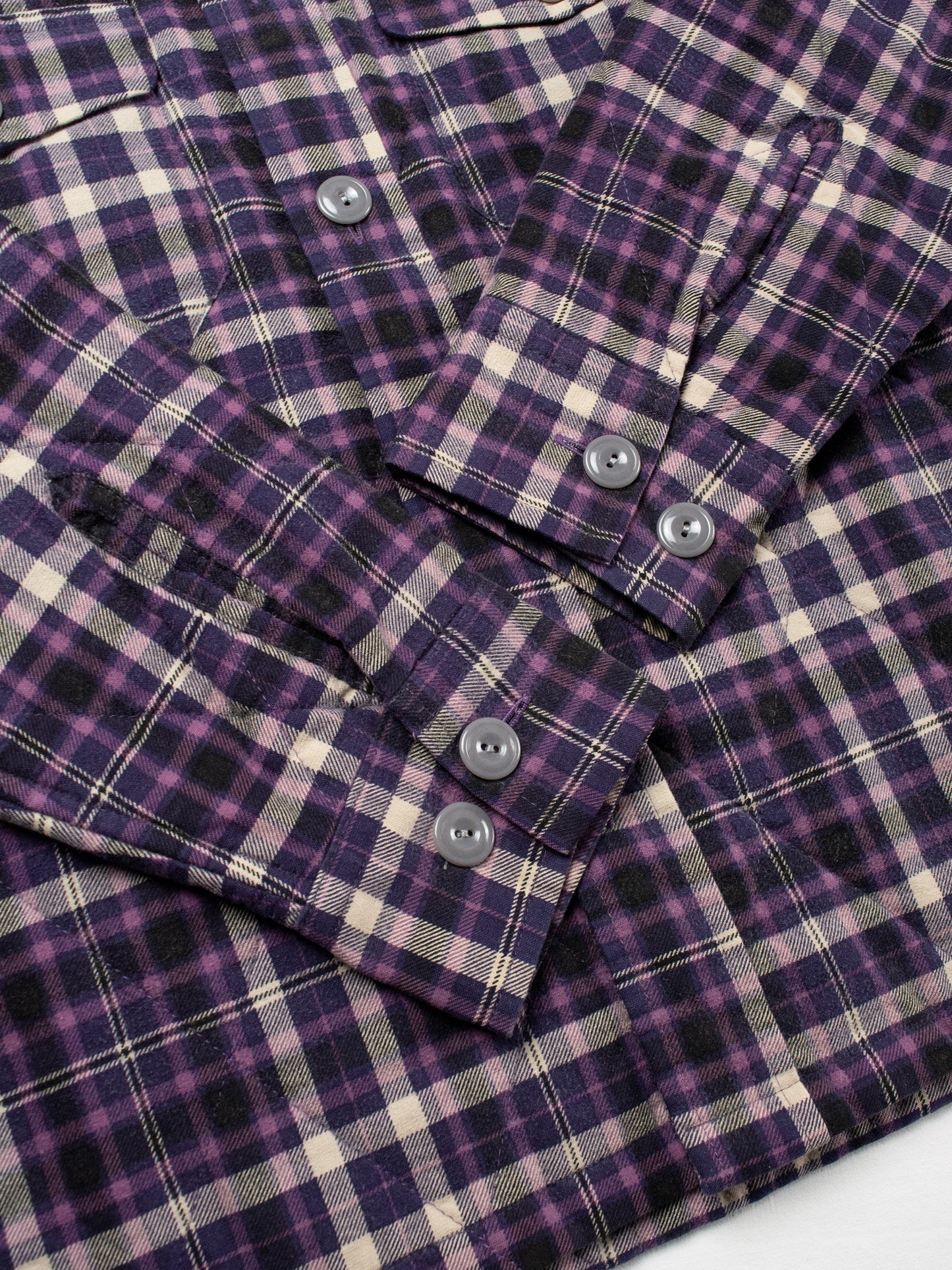 Nepenthes - (vintage) - quilted flannel shirt