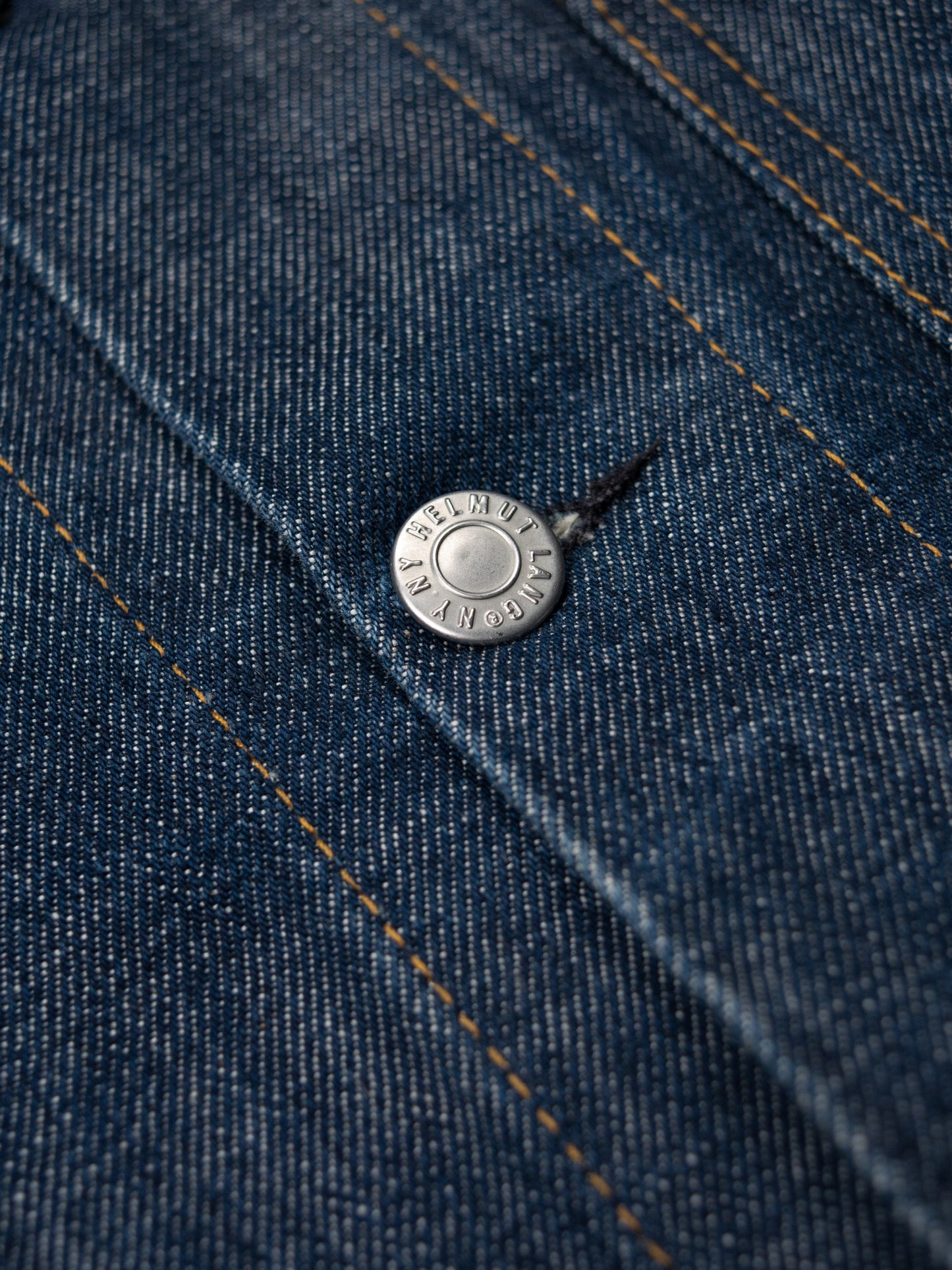 Helmut Lang - 2000s - raw denim Classic 1 Pocket denim jacket - size 50