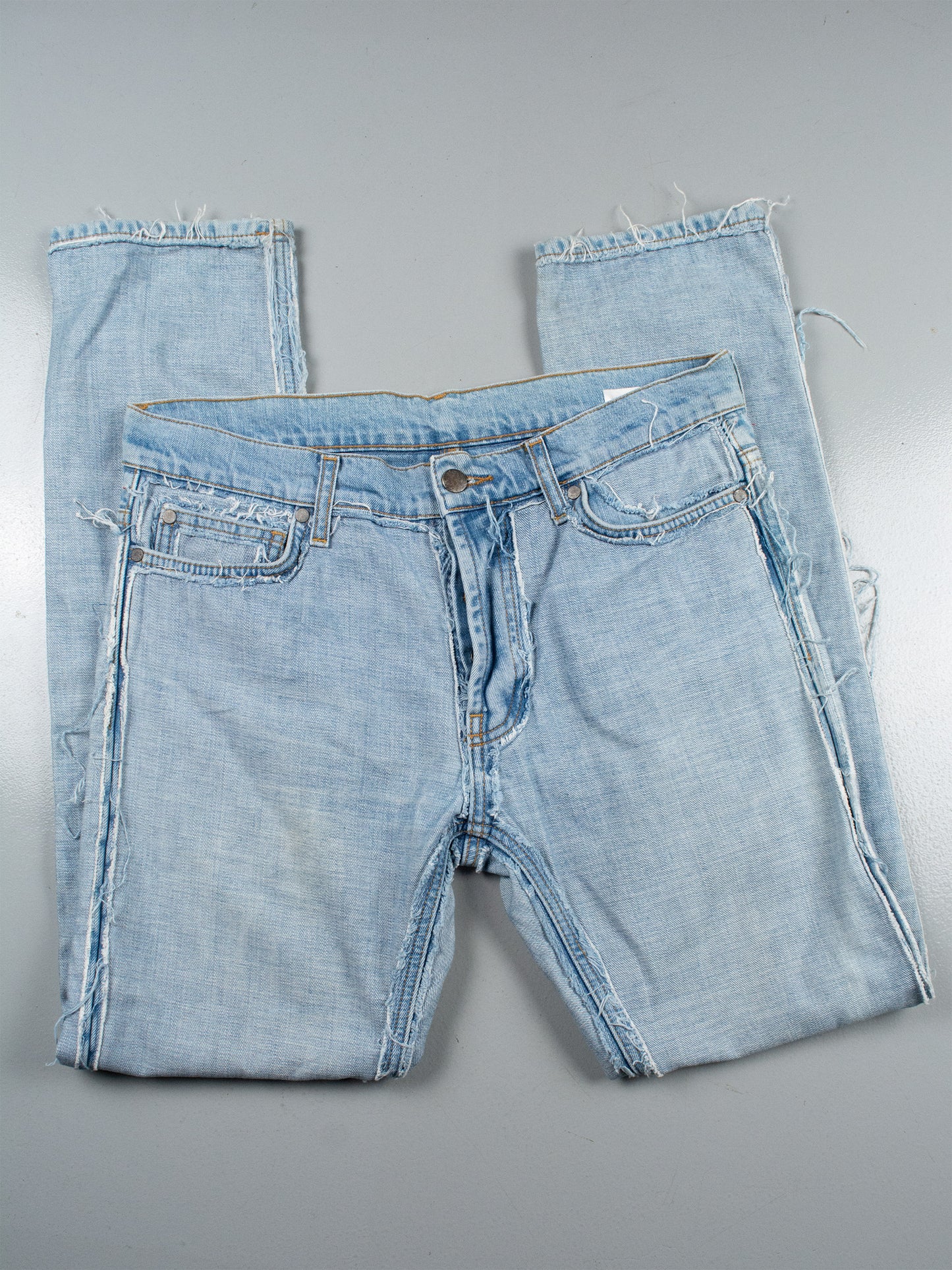 2012 H&M X Maison Martin Margiela SS05 reversed-denim jeans - size 32