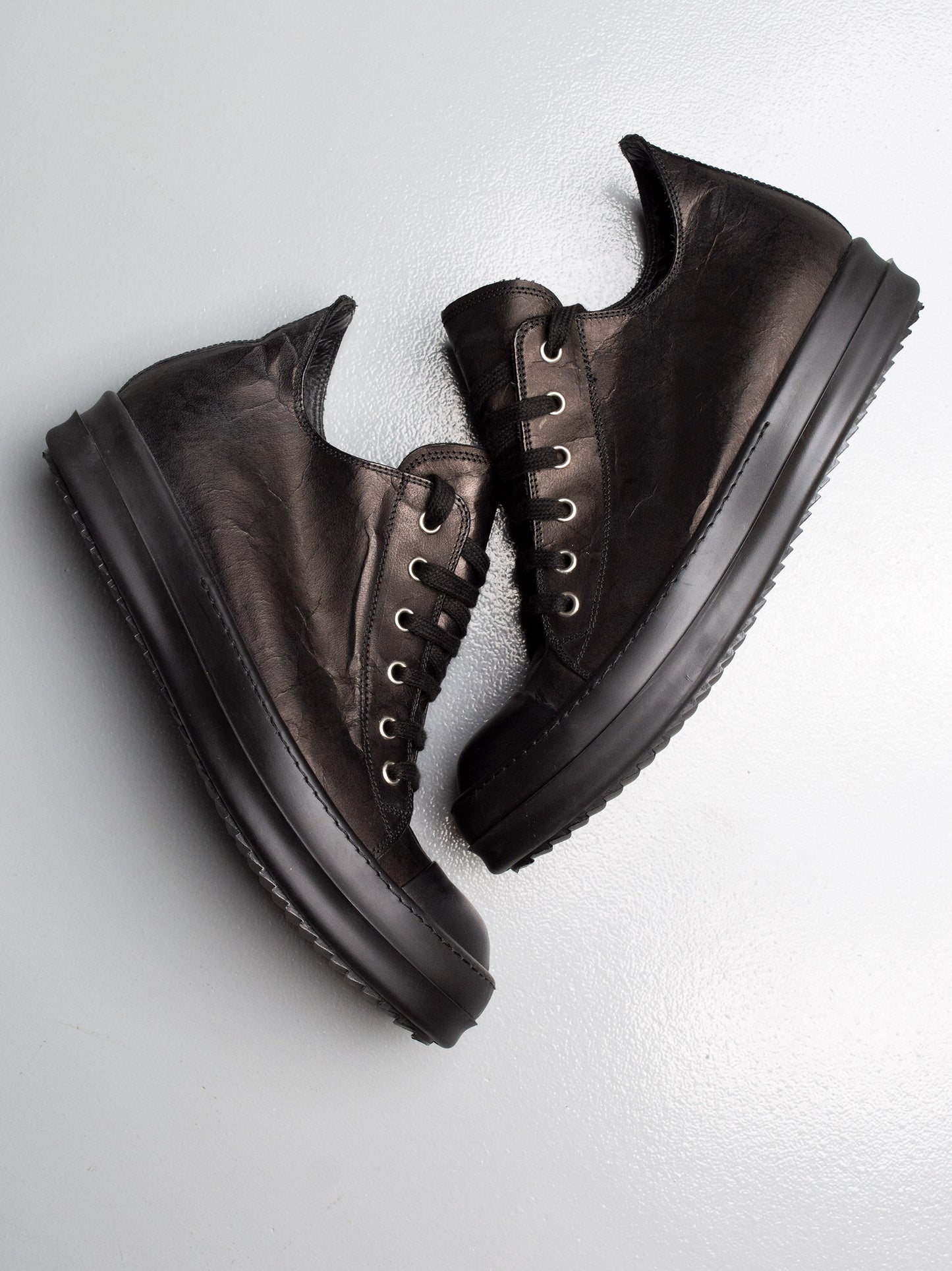 Rick Owens "Ramones" leather sneakers - size 40