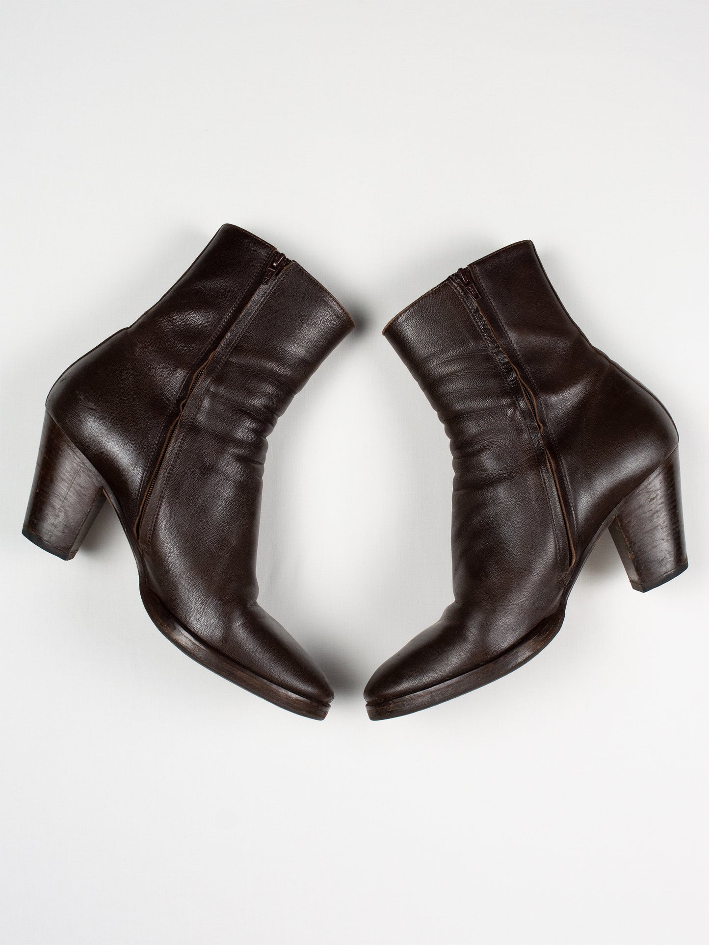 A.F.Vandevorst - nappa leather ankle boots (brown) - size 41