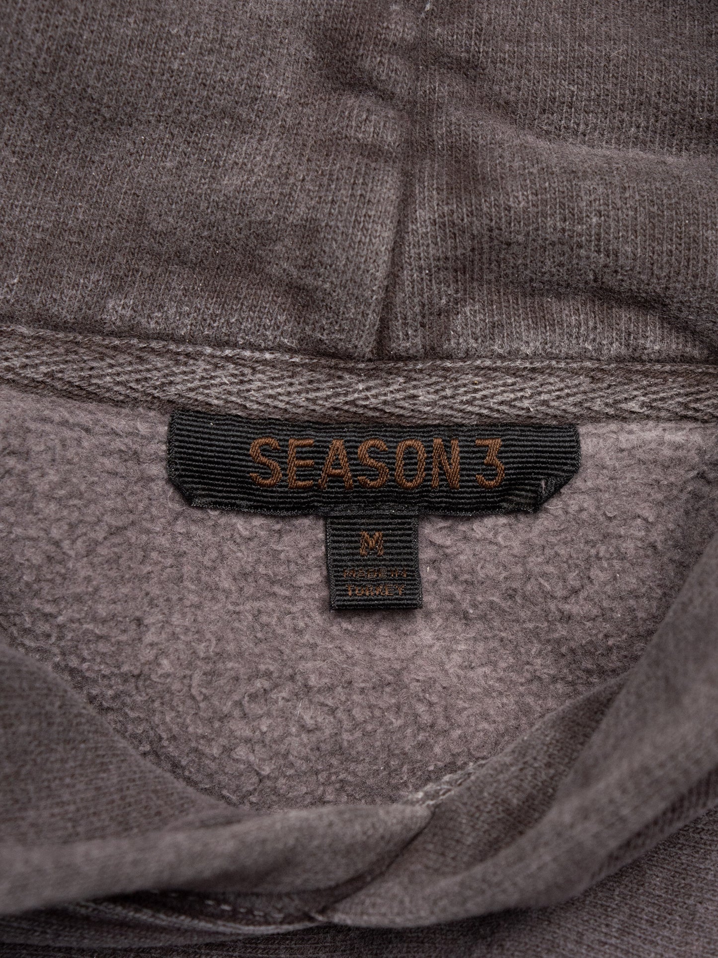 YEEZY Season 3 Onyx Dark fleece hoodie - size M