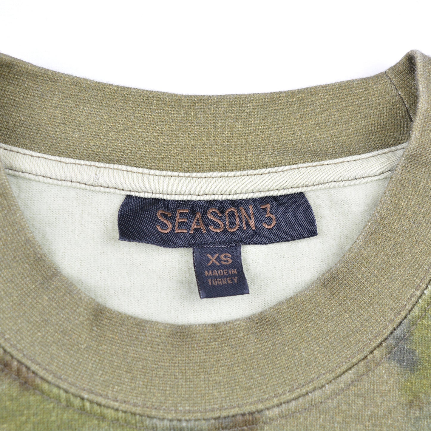YEEZY Season 3 (2016) - Heavy Knit Tee (Camo) - size XS