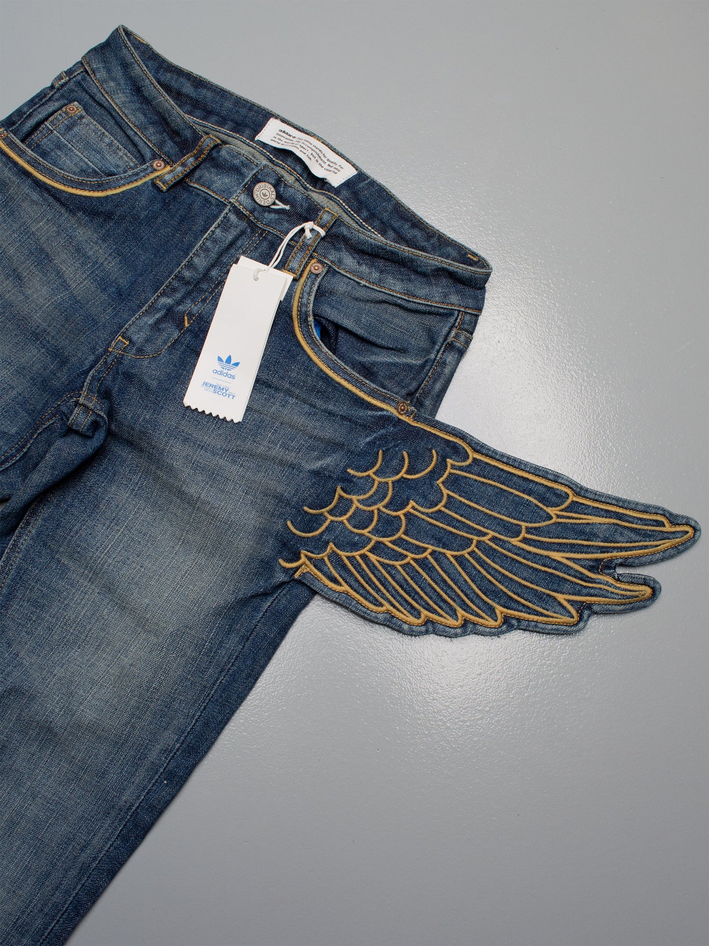 adidas Originals by Jeremy Scott A/W 2011 Wings Cupie JS skinny jeans - size 26