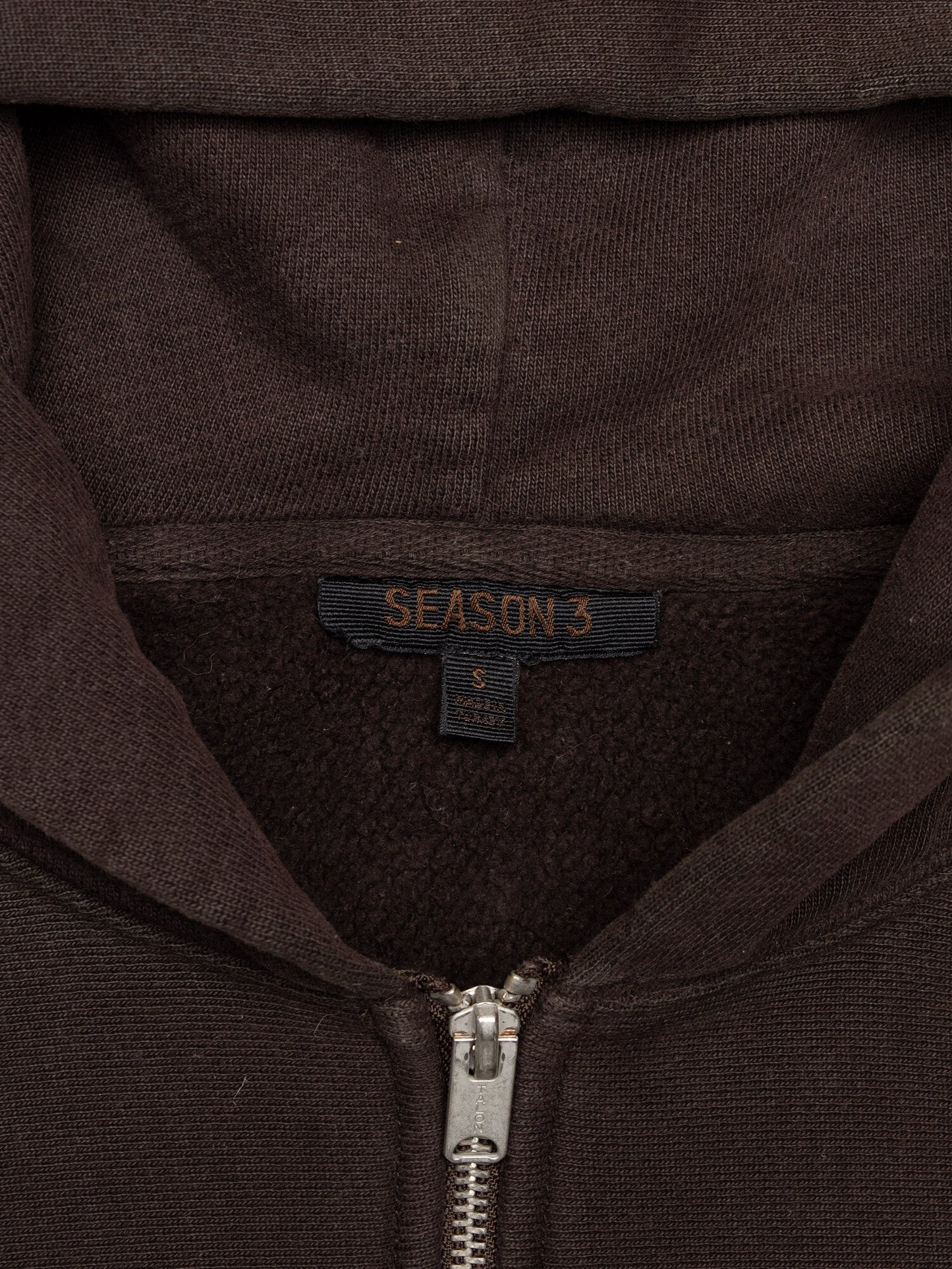 YEEZY Season 3 Onyx Dark zip hoodie - size S