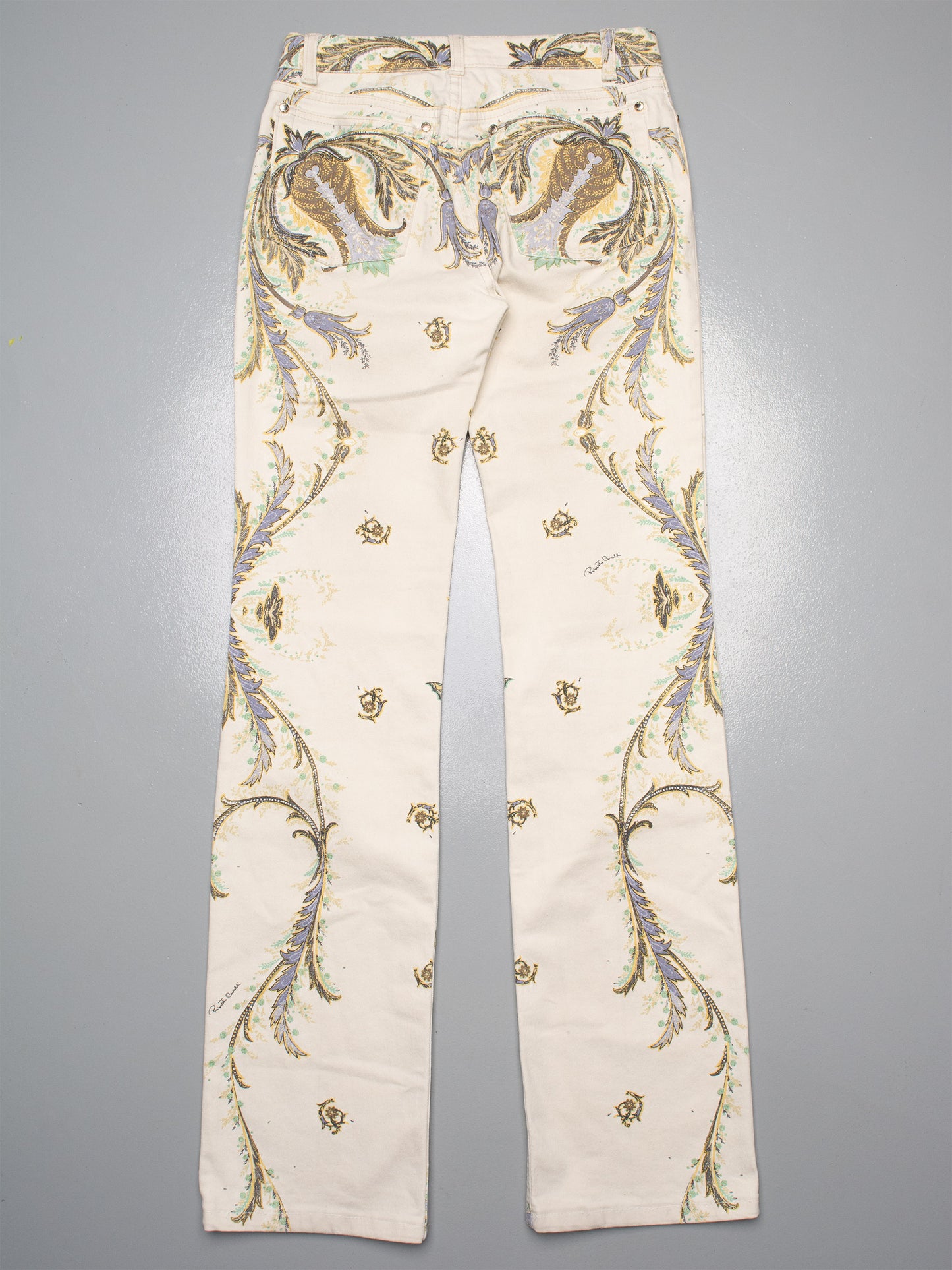 2000s Roberto Cavalli printed pants - women's size 42