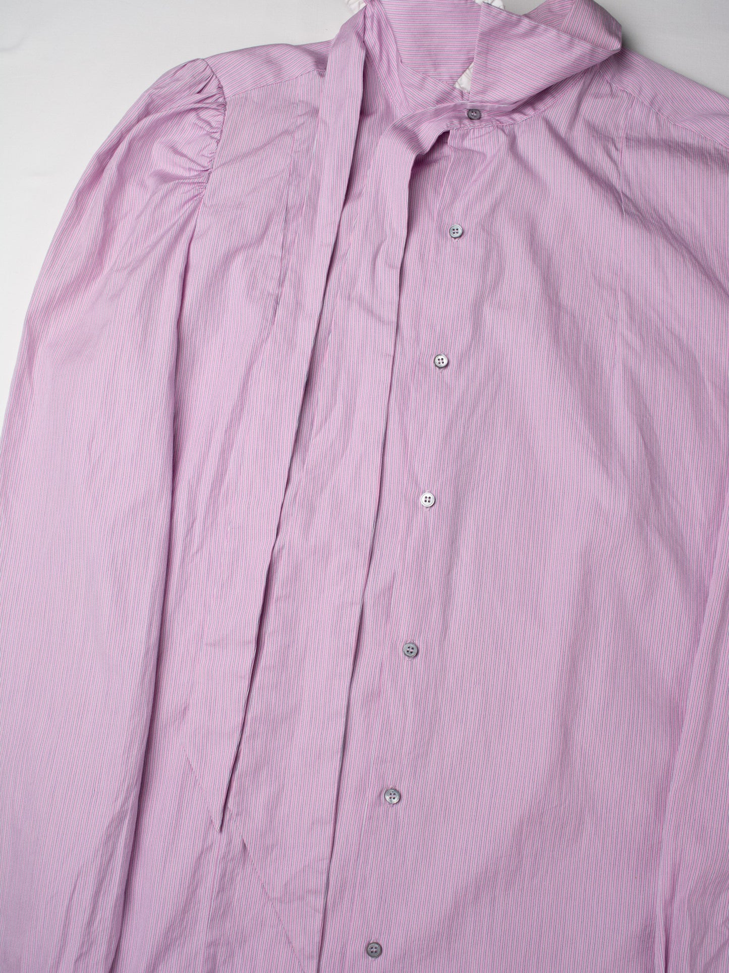 A.F.Vandevorst - asymmetric long shirt with tie - size 42
