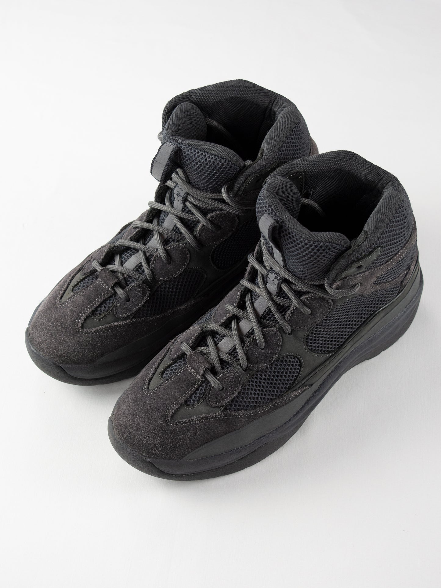 YEEZY Season 6 (2018) - Thick Suede, Mesh and Nubuck Desert Boot (Graphite) - size 45