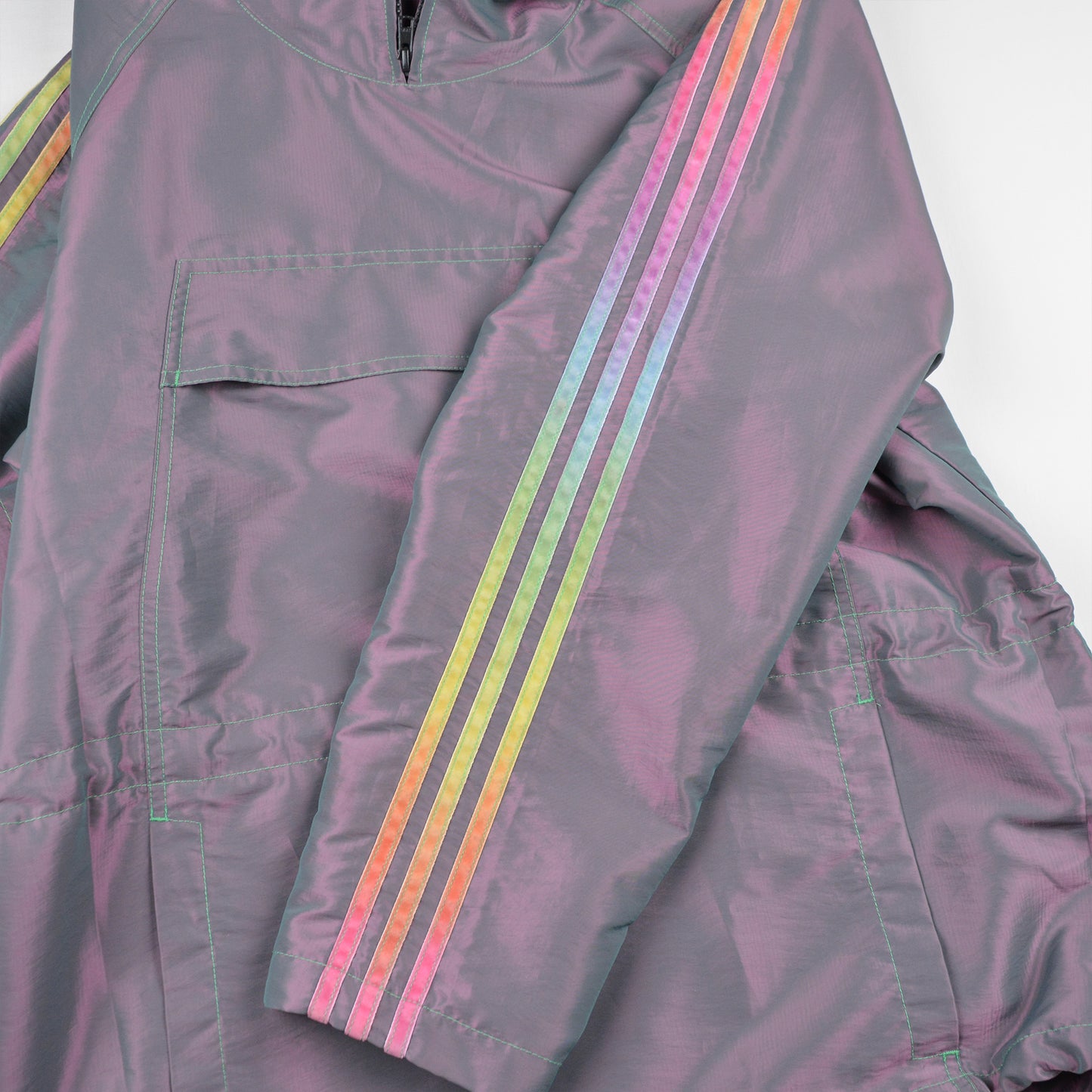 adidas Originals by Jeremy Scott - S/S 2009 - rainbow anorak - size M