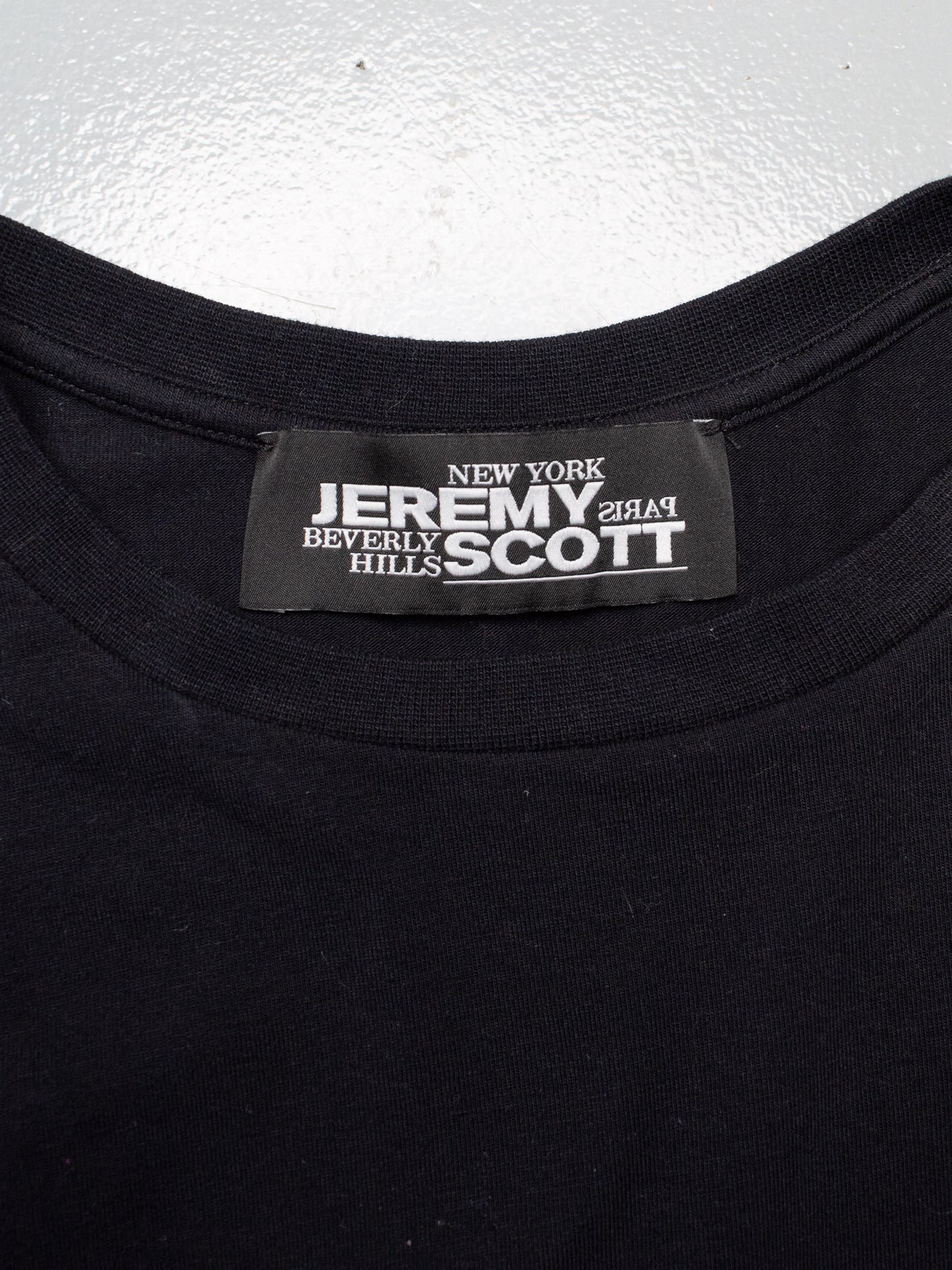 Jeremy Scott S/S 2018 "Paranoid" oversized double sleeve t-shirt - size 40