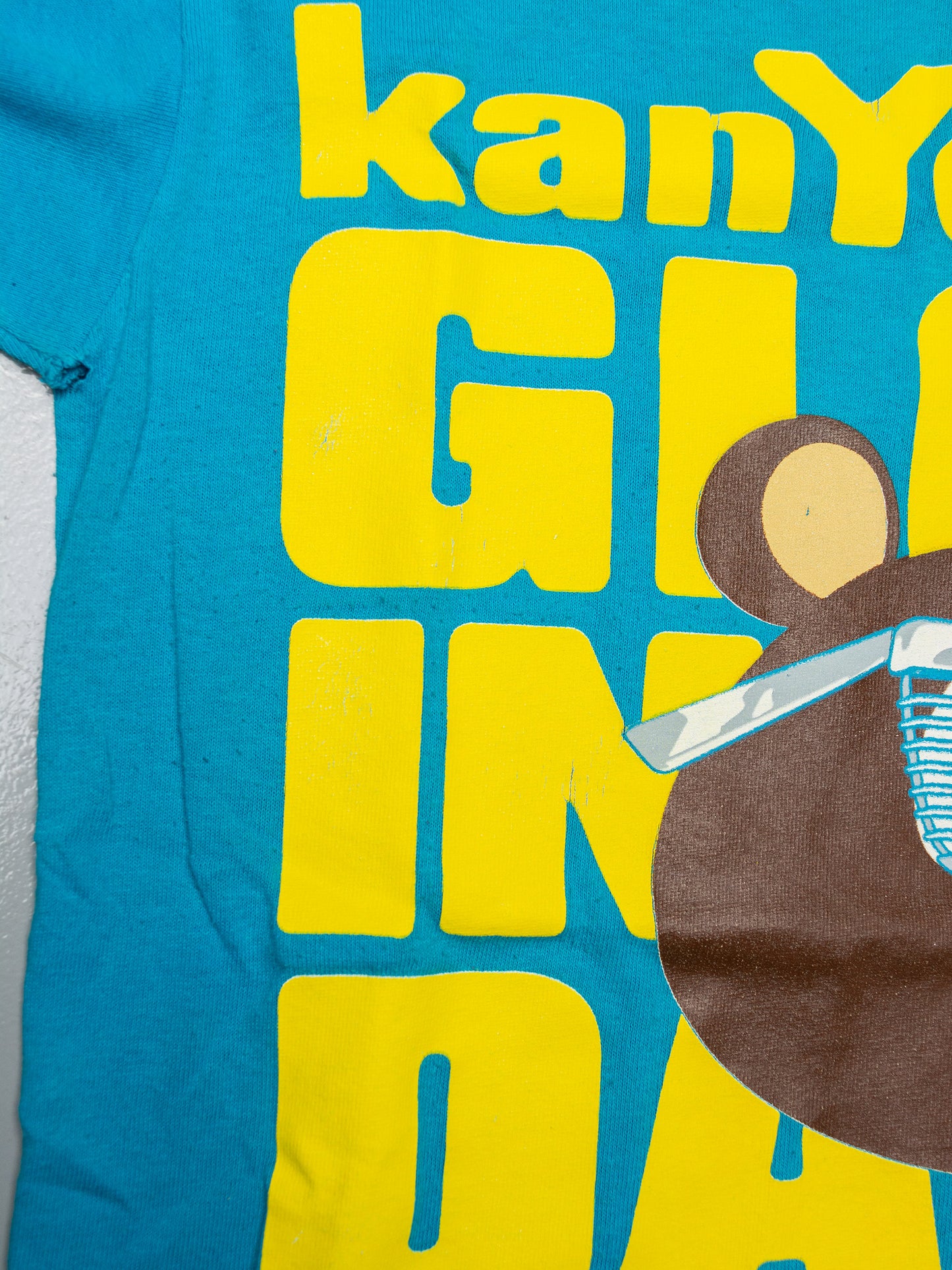 2007 Kanye West Glow In The Dark Tour t-shirt - size S