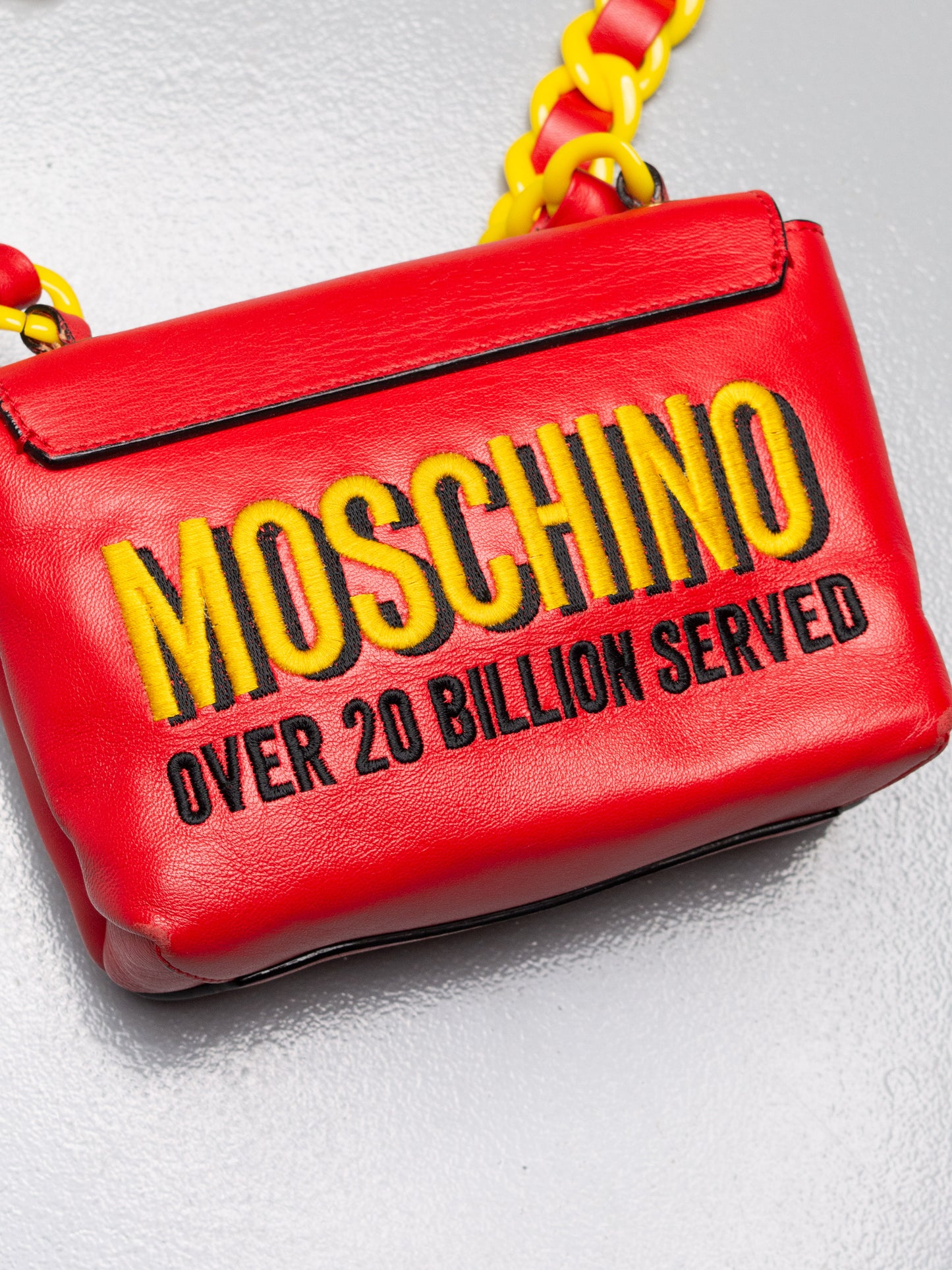 Moschino A/W 2014 "McDonald's" mini crossbody bag