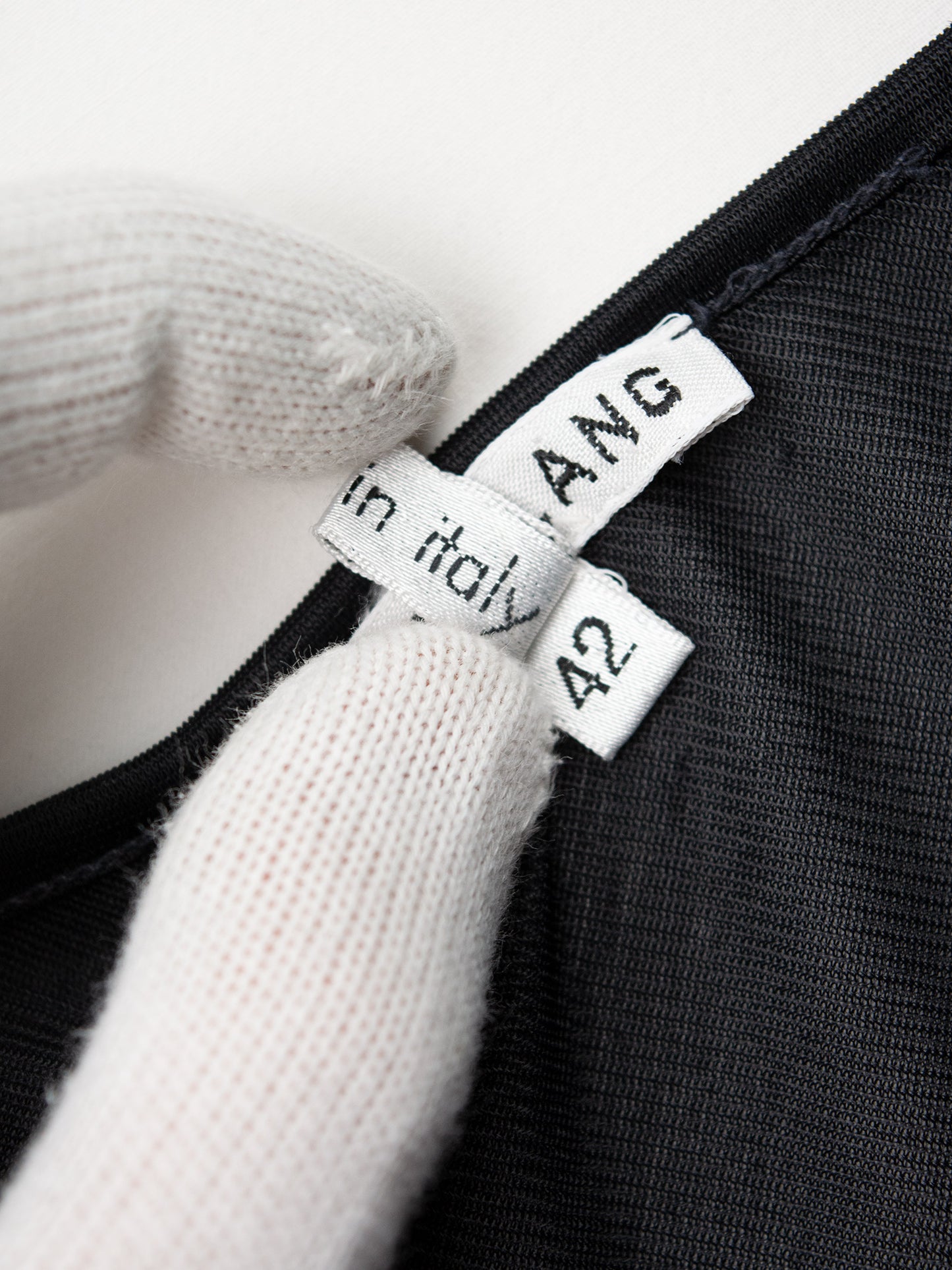 Helmut Lang - 1991 - transparent mini dress - size 42