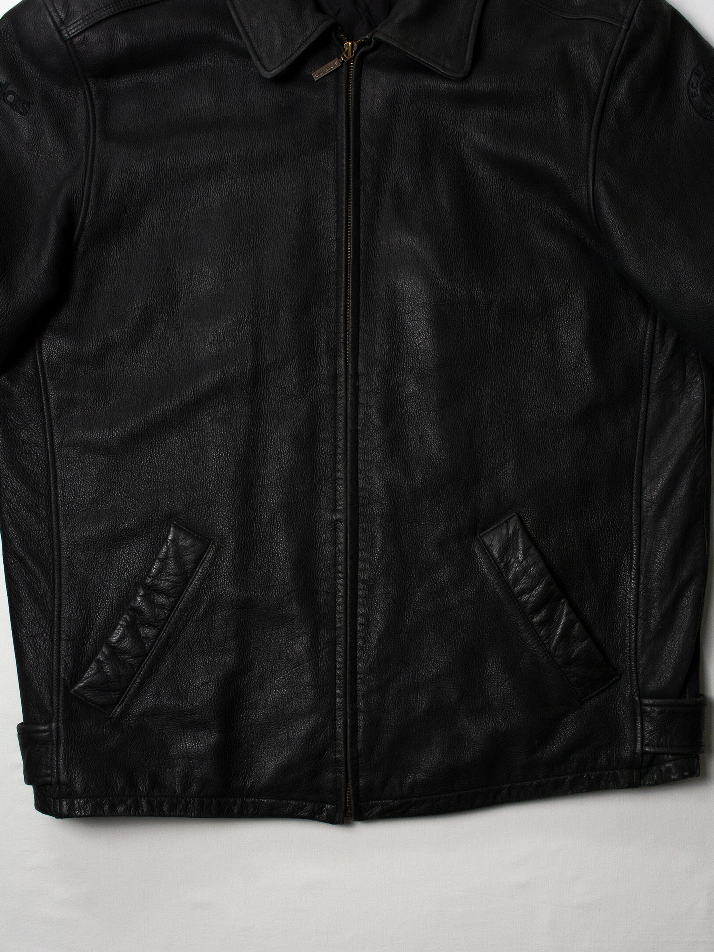 adidas - (vintage) Bayern Munchen leather jacket - size L