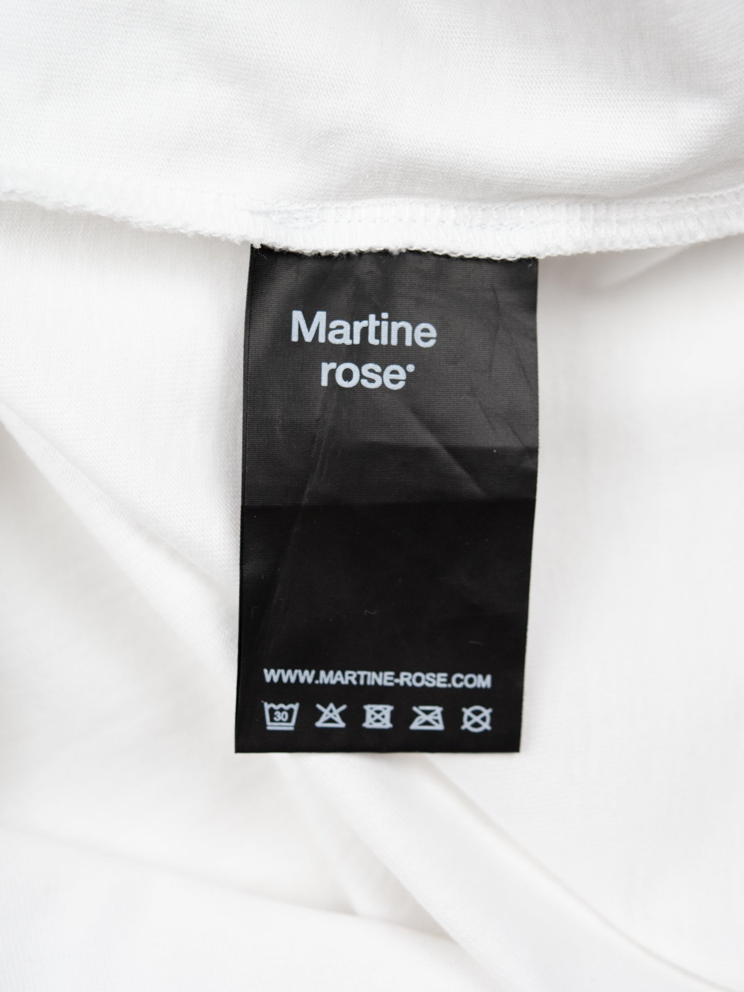 Martine Rose - reflective print t-shirt - size XS