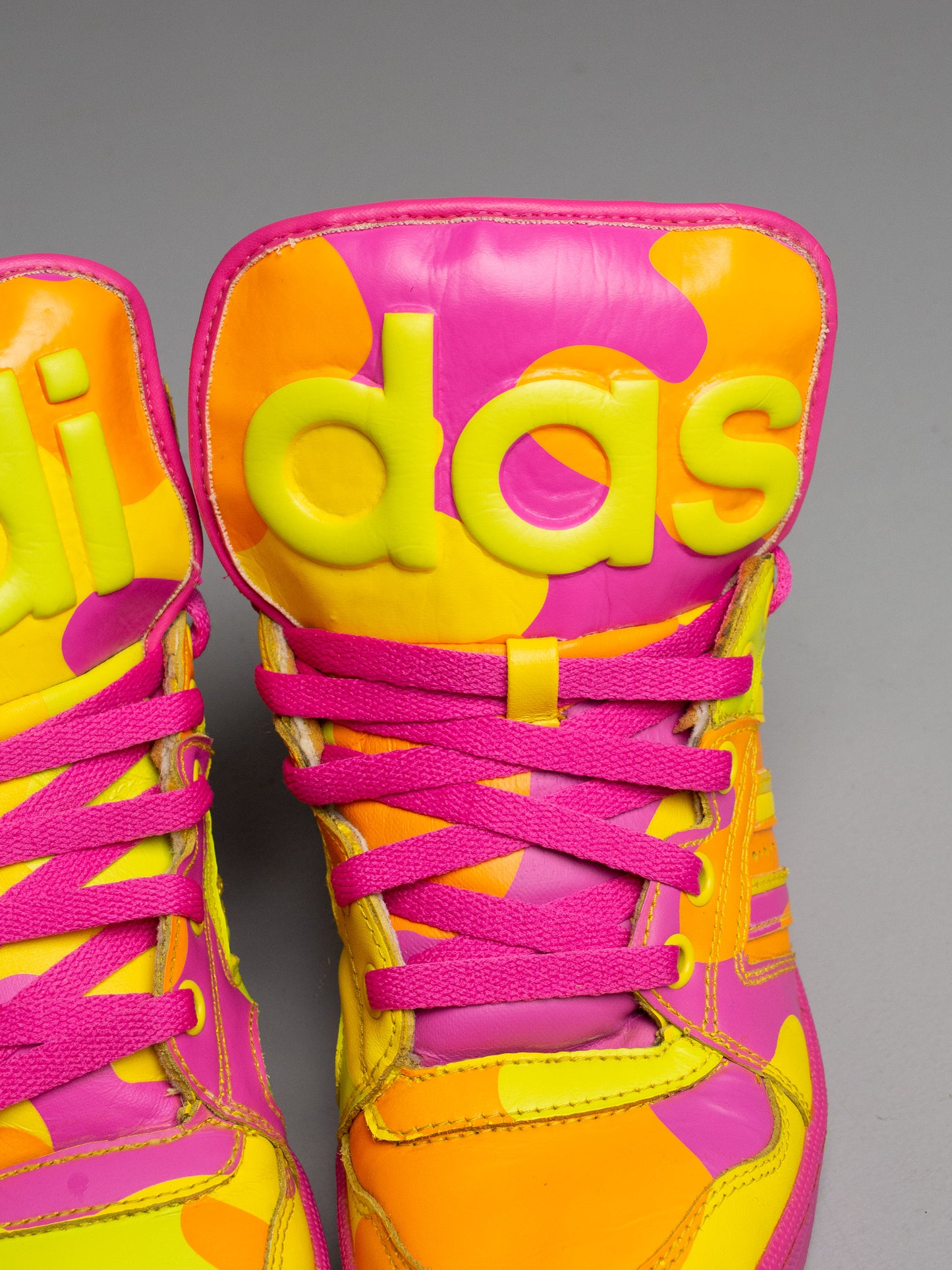 adidas Originals by Jeremy Scott A/W 2013 JS Instinct Hi Neon Camo - size 38