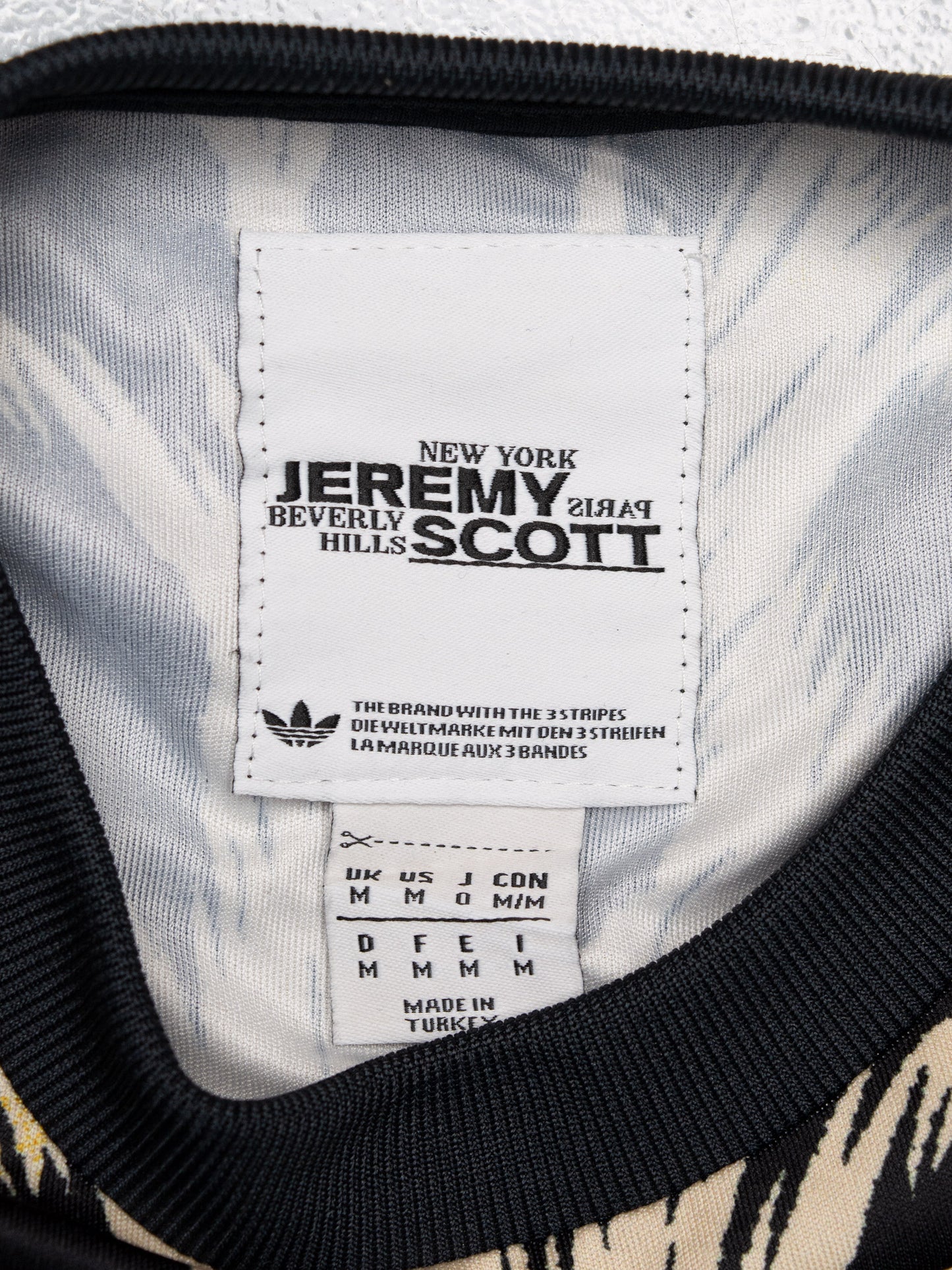 adidas Originals by Jeremy Scott - S/S 2014 - leopard print t-shirt - size M