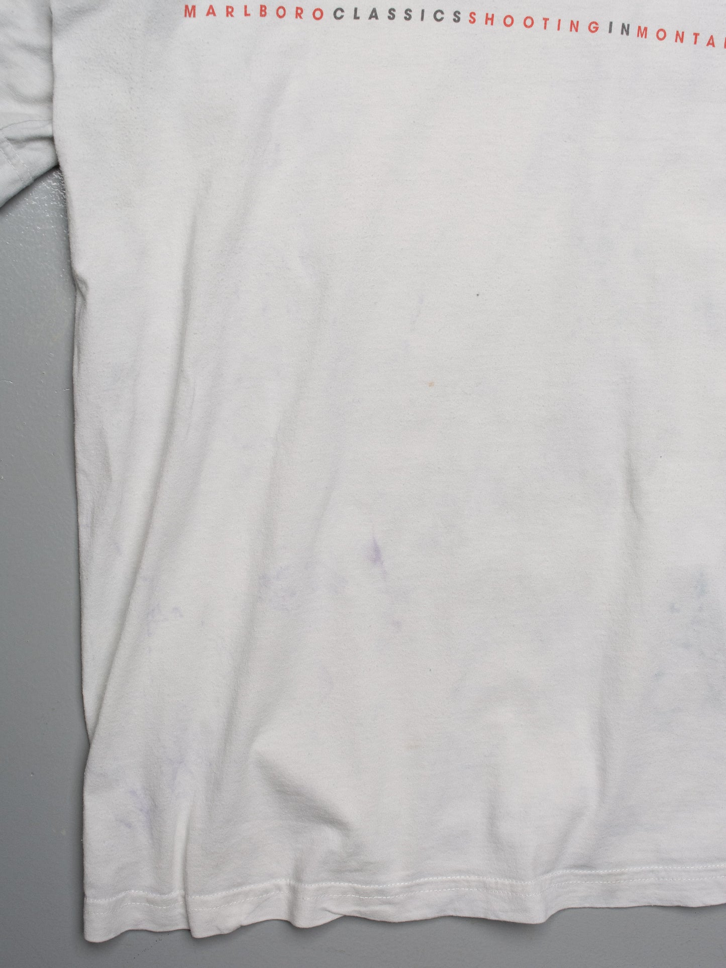 2001 Marlboro Classics Shooting in Montana tie-dye t-shirt