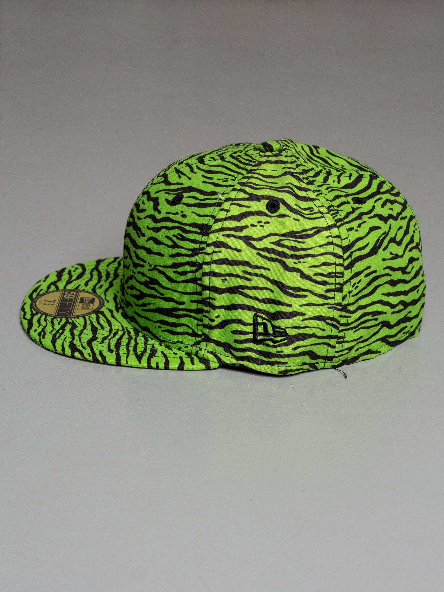 New Era X Jeremy Scott A/W 2013 Green Zebra 59Fifty fitted cap - size 7 3/8