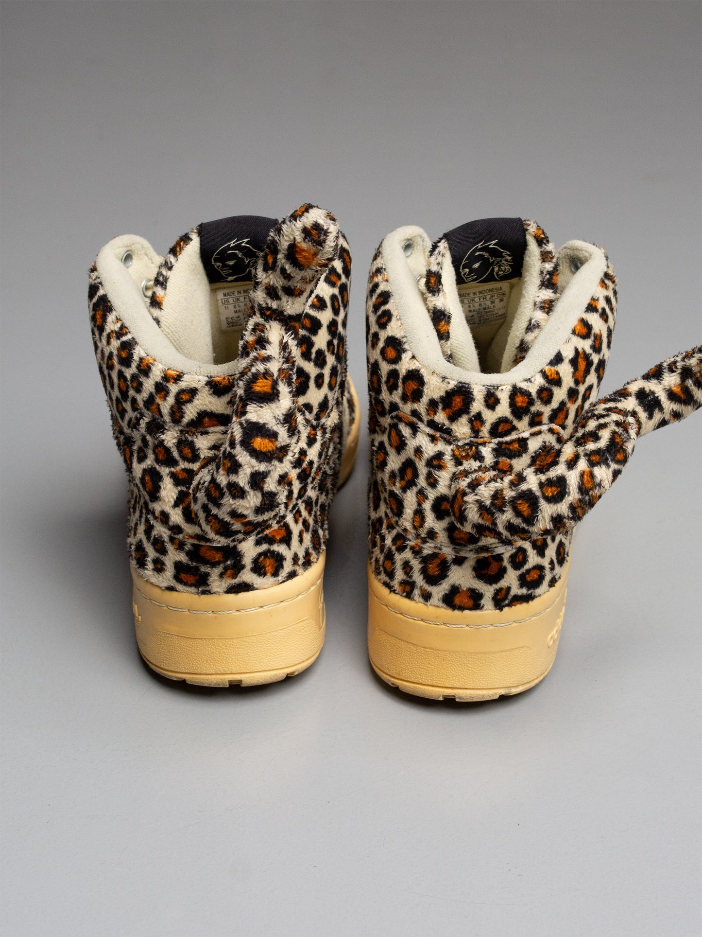 adidas Originals by Jeremy Scott S/S 2012 JS Leopard - size 45 1/3
