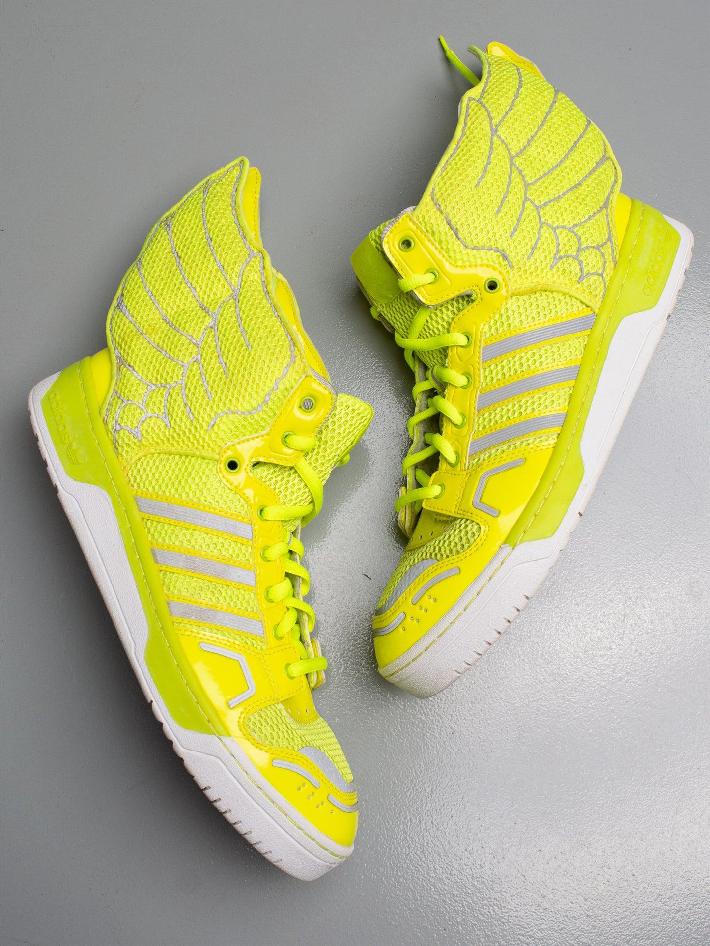 adidas Originals by Jeremy Scott S/S 2014 JS Mesh Wings 2.0 (yellow) - size 49 1/3
