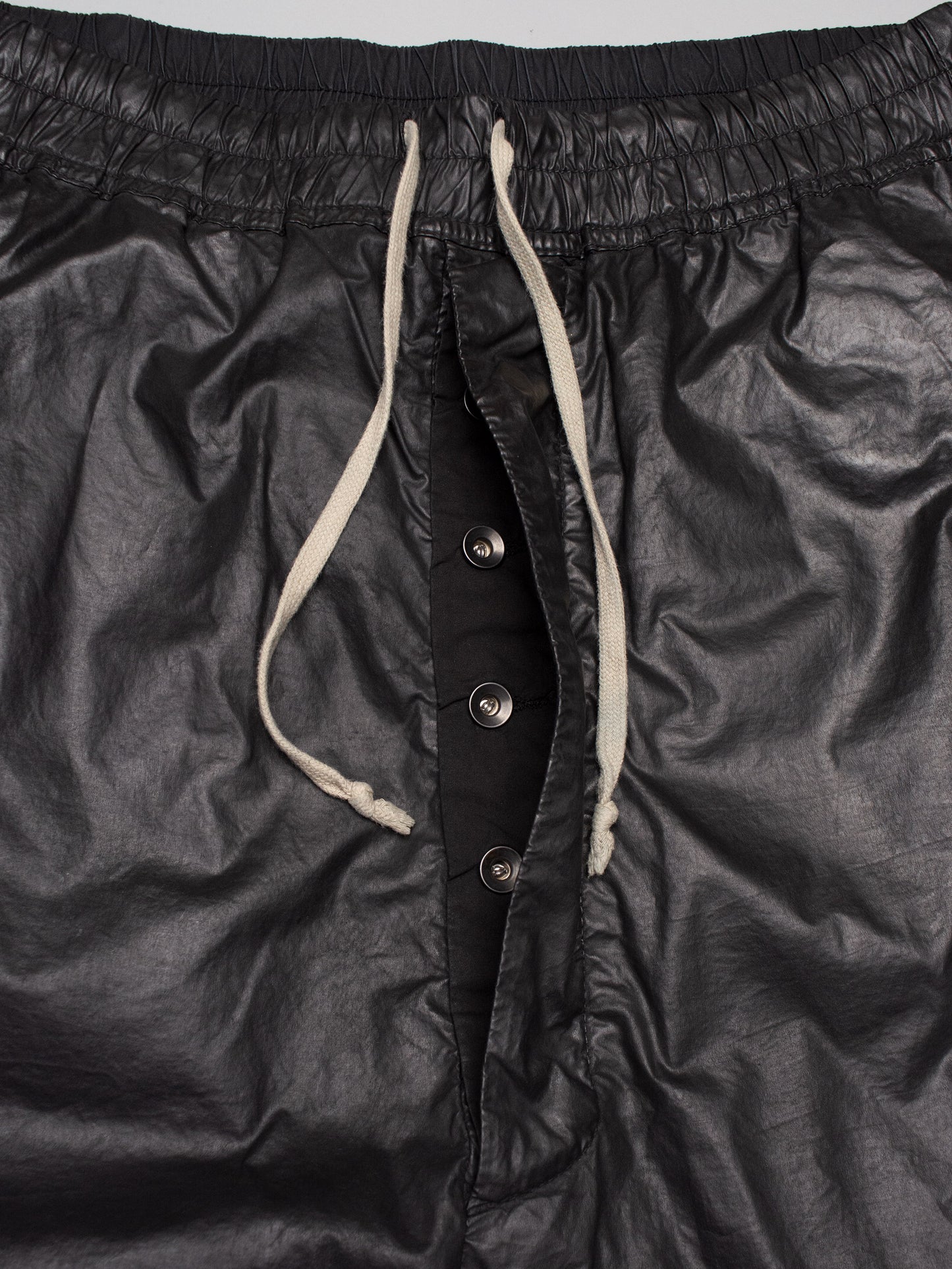Rick Owens DRKSHDW - waxed cotton shorts - men's size M